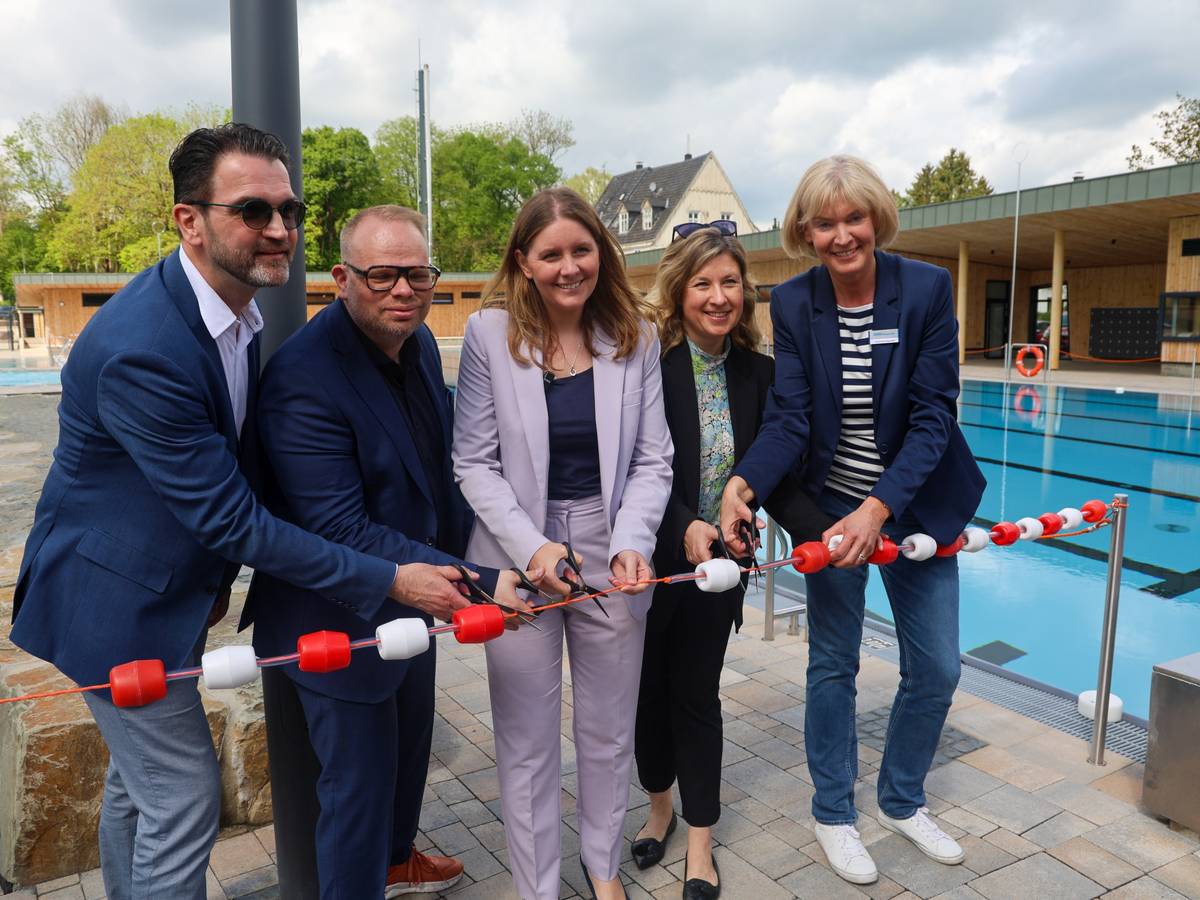 Das Freibad Mählersbeck ist nun offiziell eröffnet