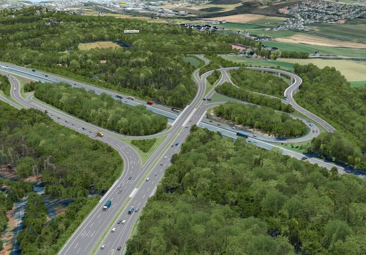 Umbau des Autobahnkreuzes sorgt für Diskussionen