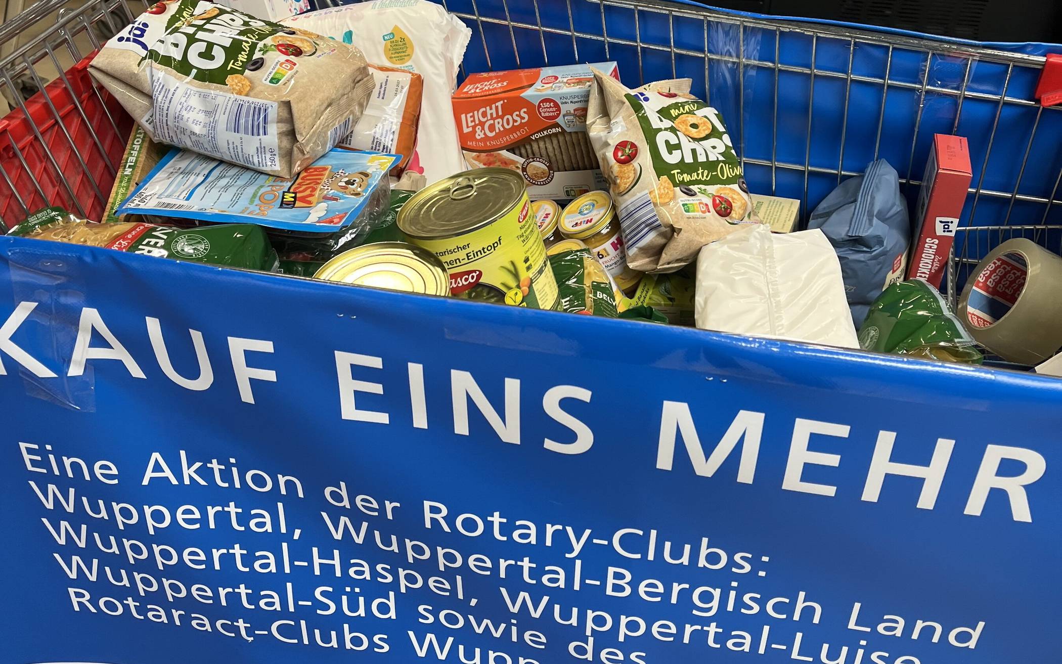 Die Spenden können ganz einfach vor