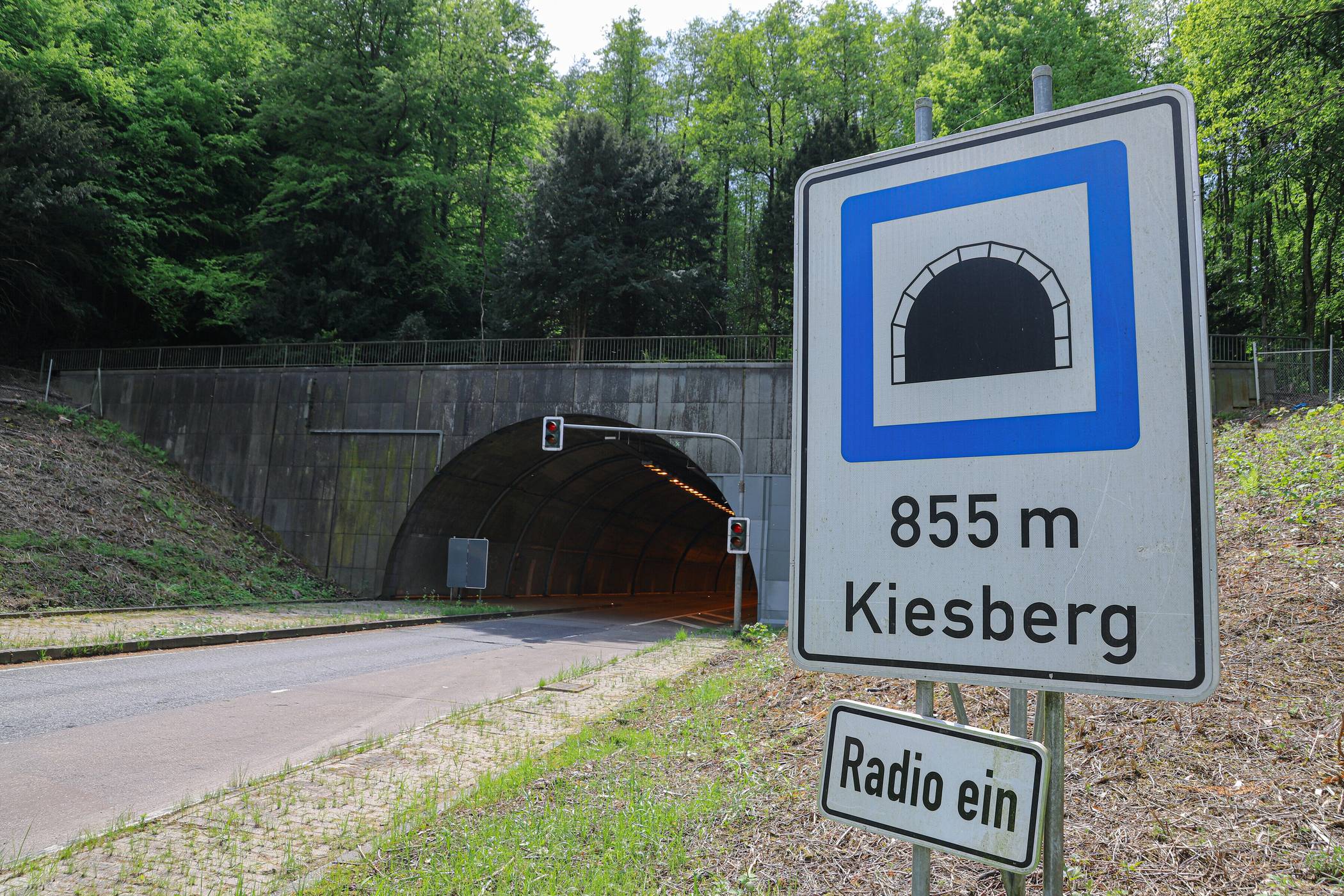  Der Kiesbergtunnel. 