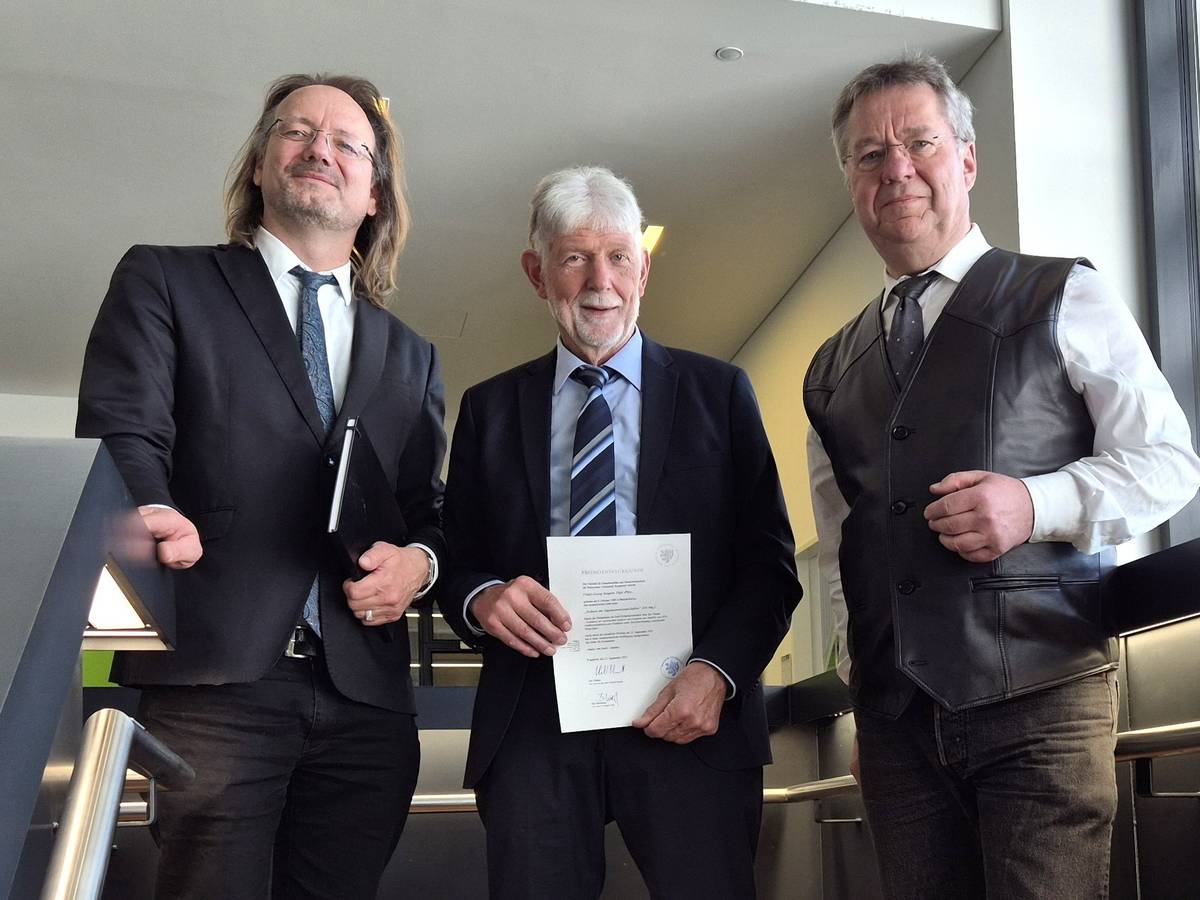 Franz-Georg Neupert: Mit 77 Jahren zum Doktor ernannt