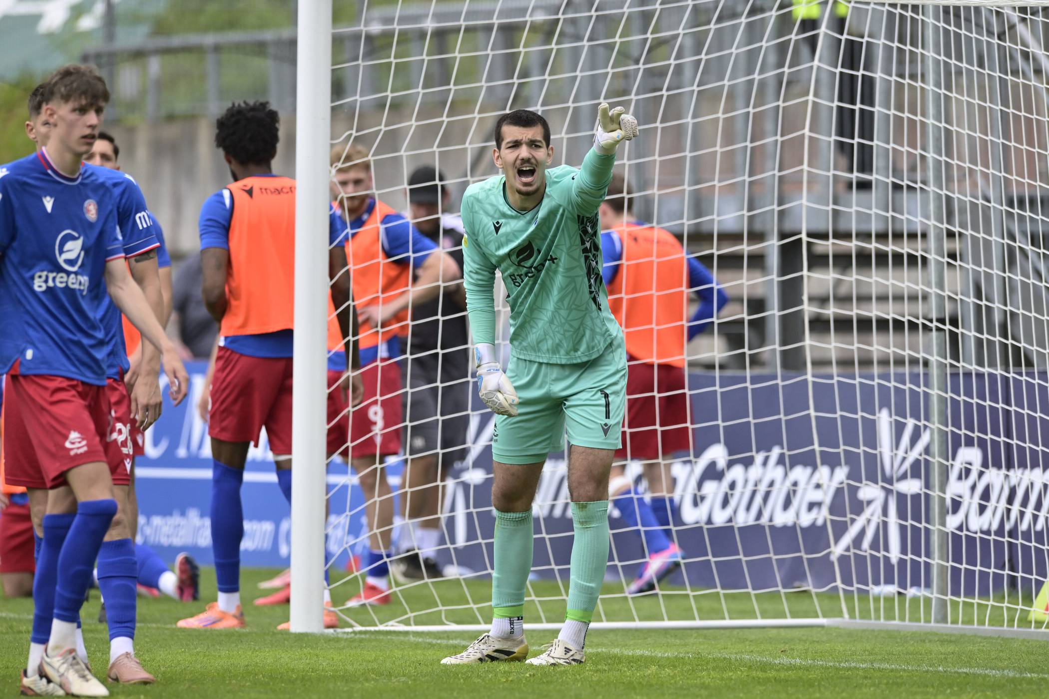  Torwart Fotios Adamidis gilt als einer der Kandidaten, die der WSV gerne halten würde. 