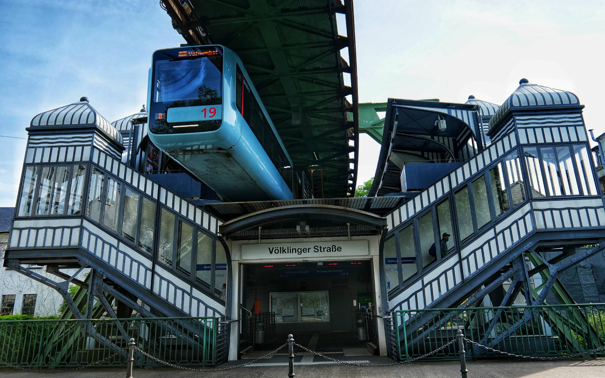 Die Station Völklinge Straße.