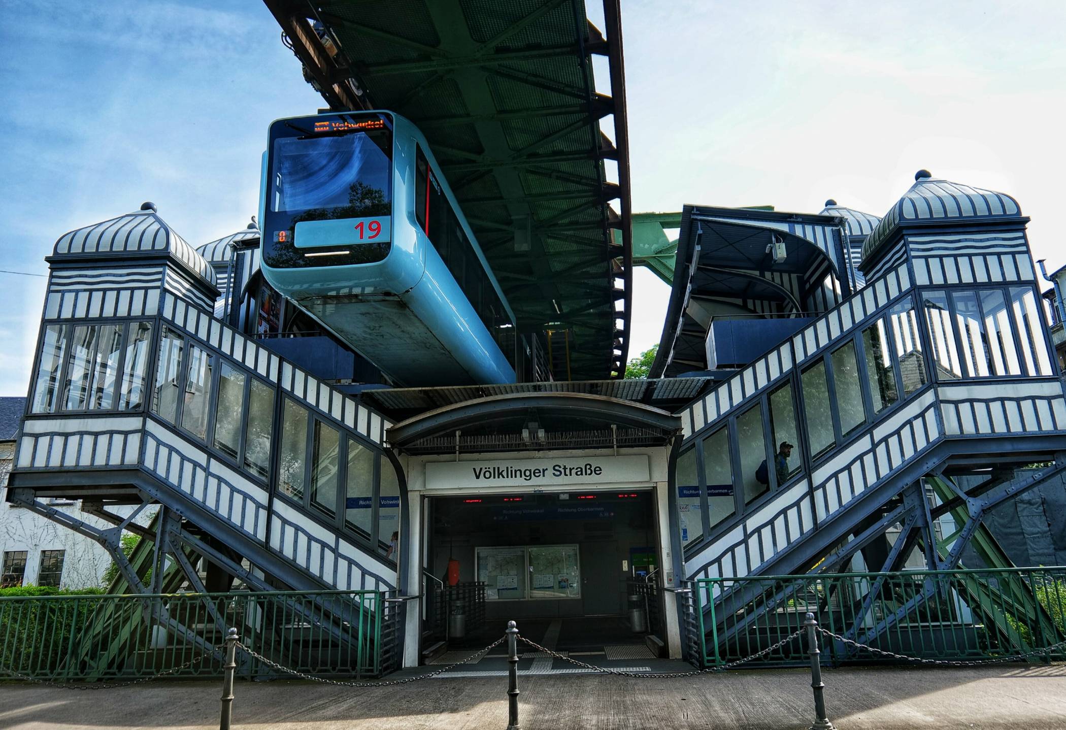  Die Station Völklinger Straße. 