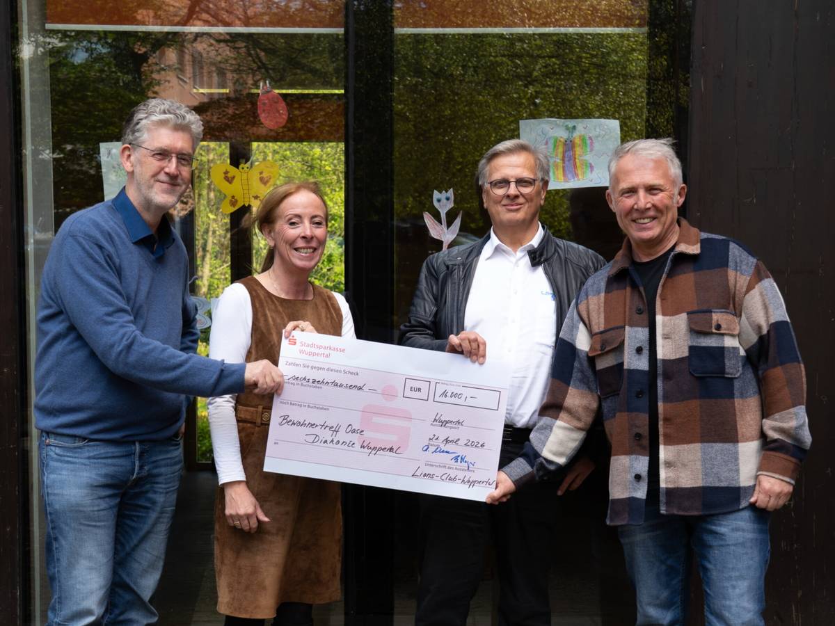 Lions Club spendet an erfolgreiches Integrationsprojekt