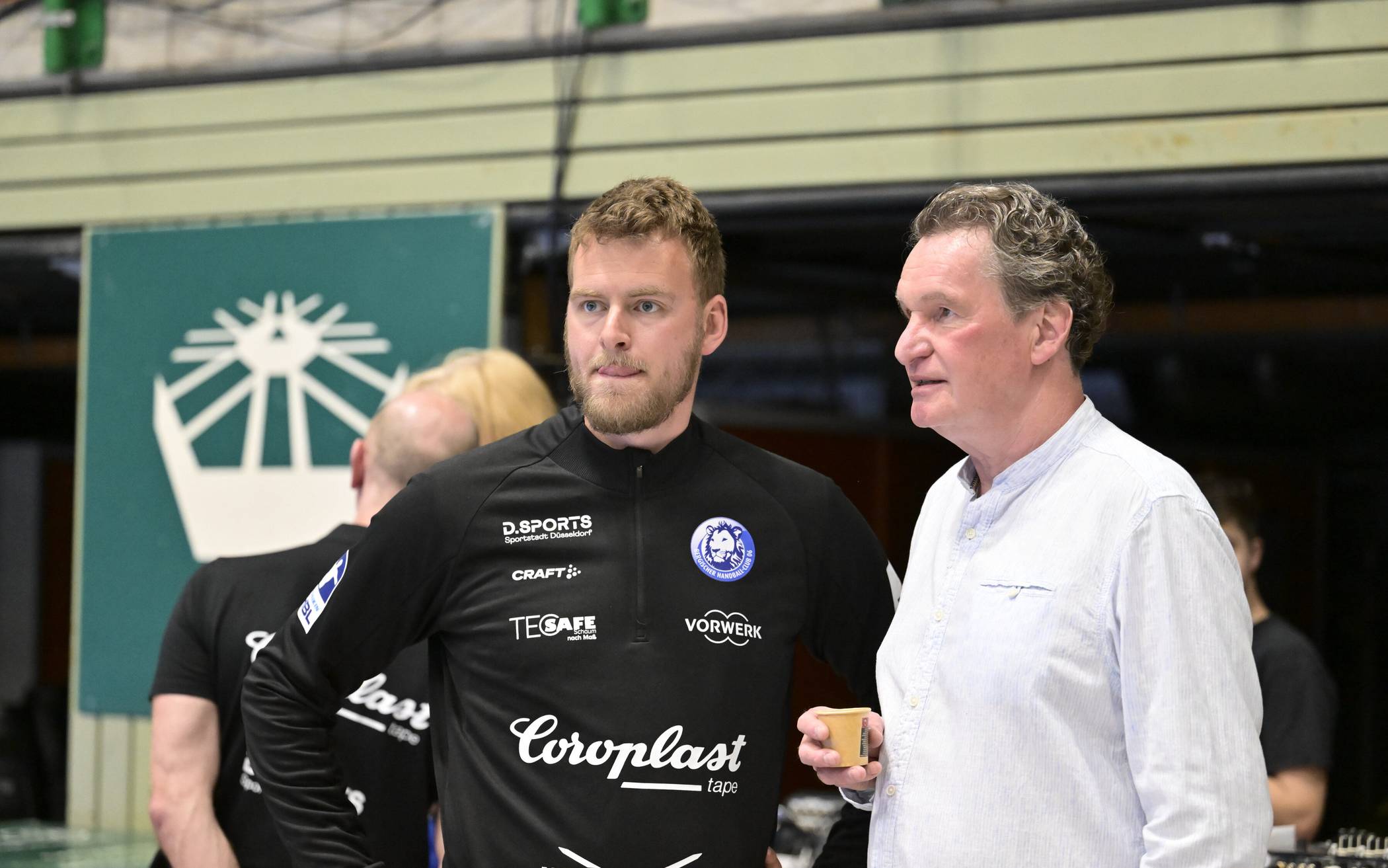 BHC-Sportchef Fabian Gutbrod (li.) und Geschäftsführer