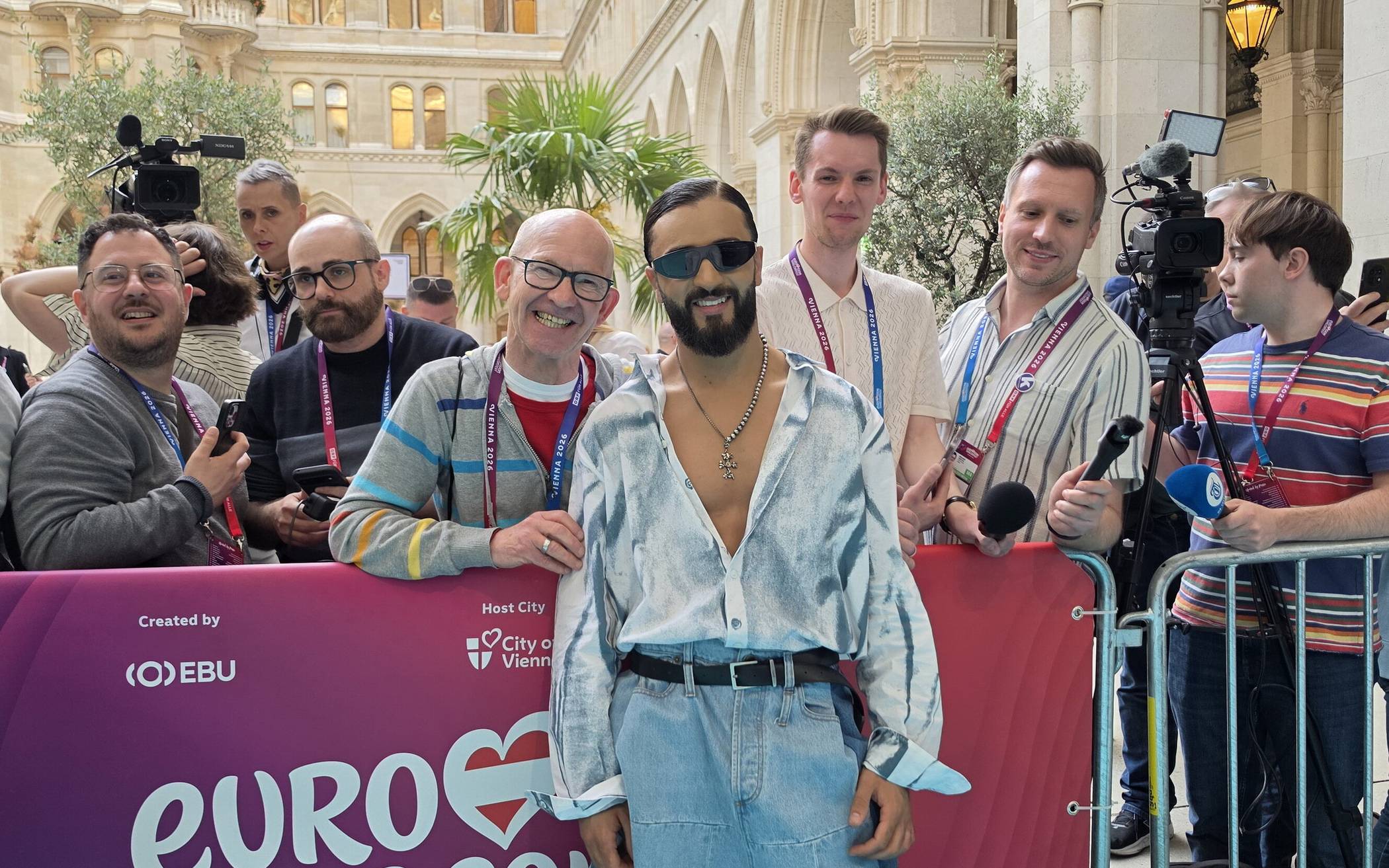Bilder: Der „türkise Teppich“ beim ESC 2026 in Wien