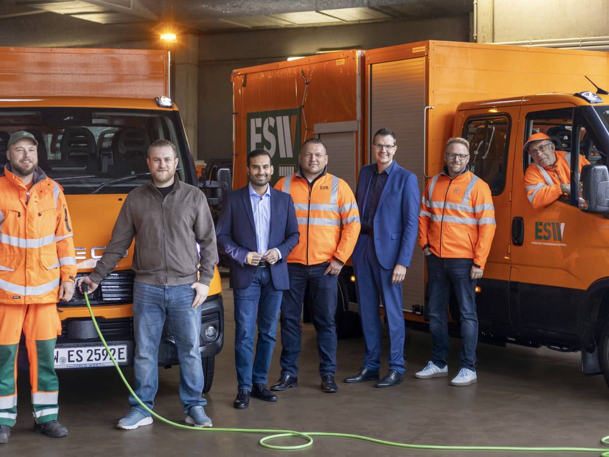 Neue E-Fahrzeuge in der Wuppertaler Straßenreinigung
