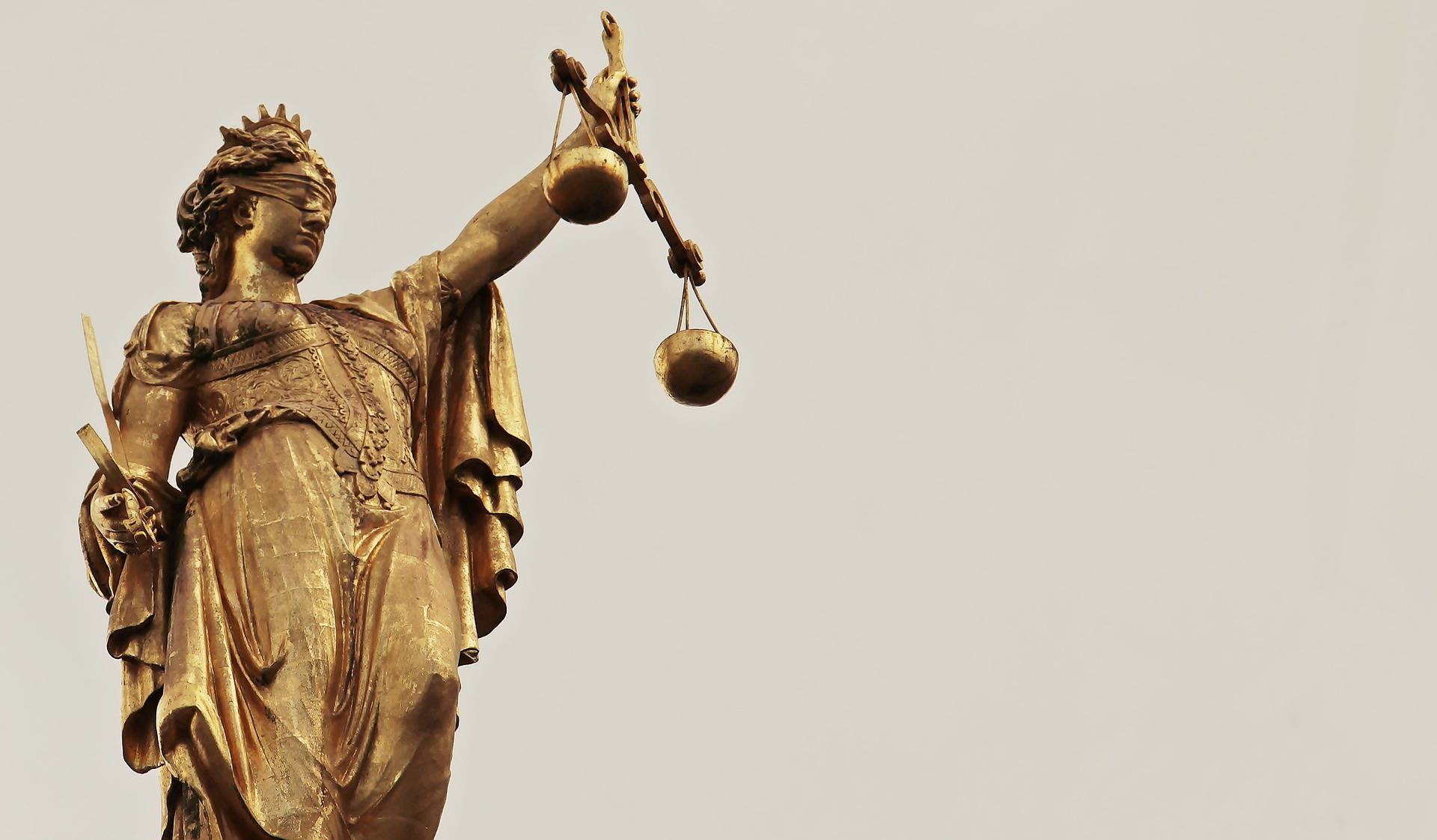  Die Justitia (Symbolbild). 