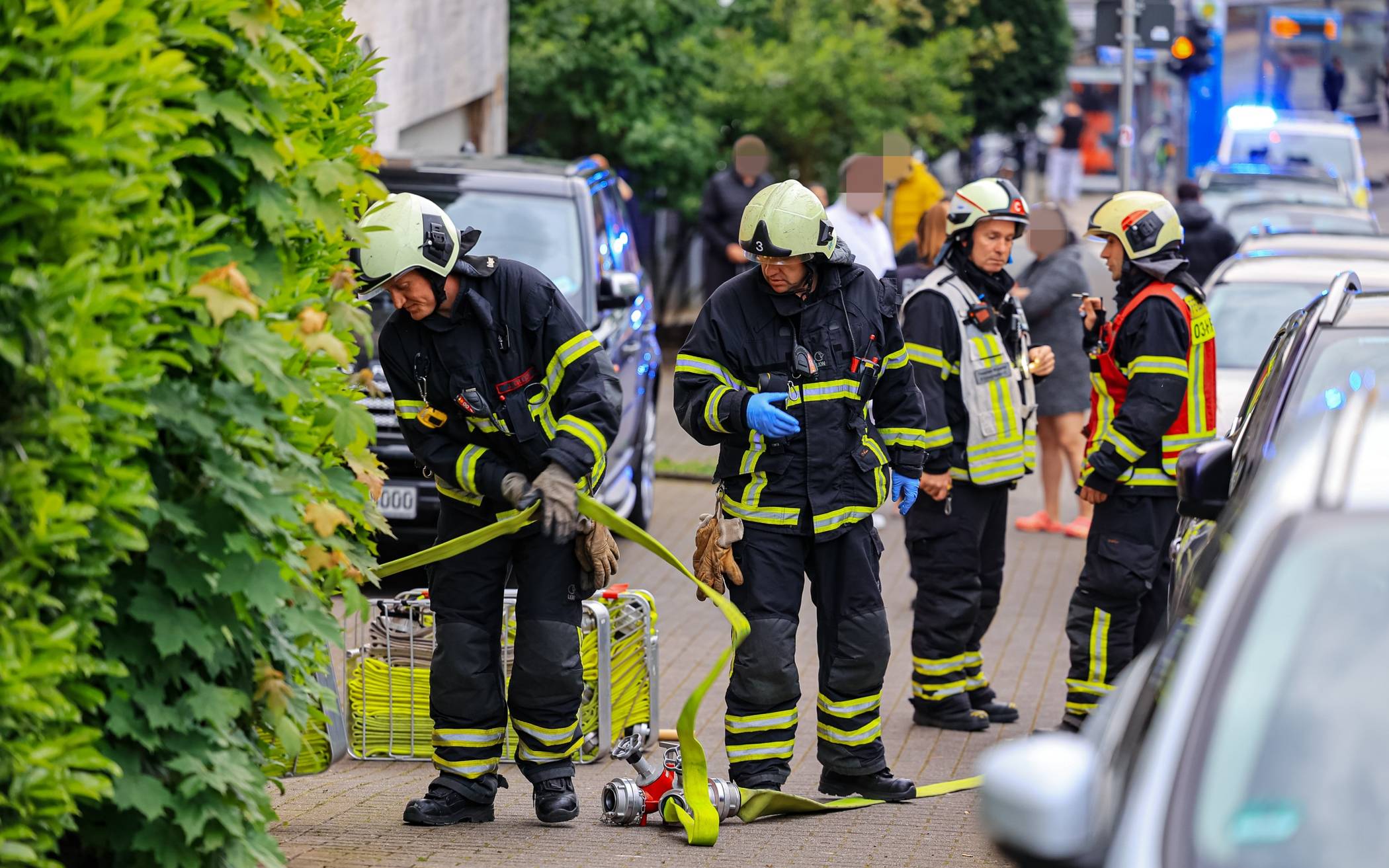 Der Einsatz am Kleeblatt.