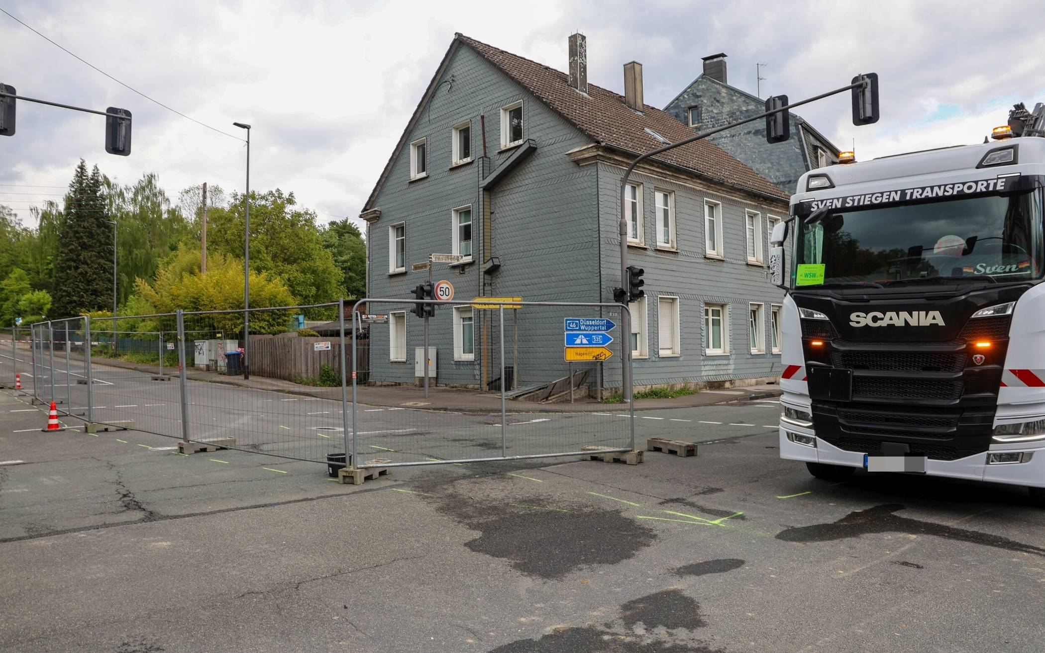 Der Bereich darf nicht passiert werden.