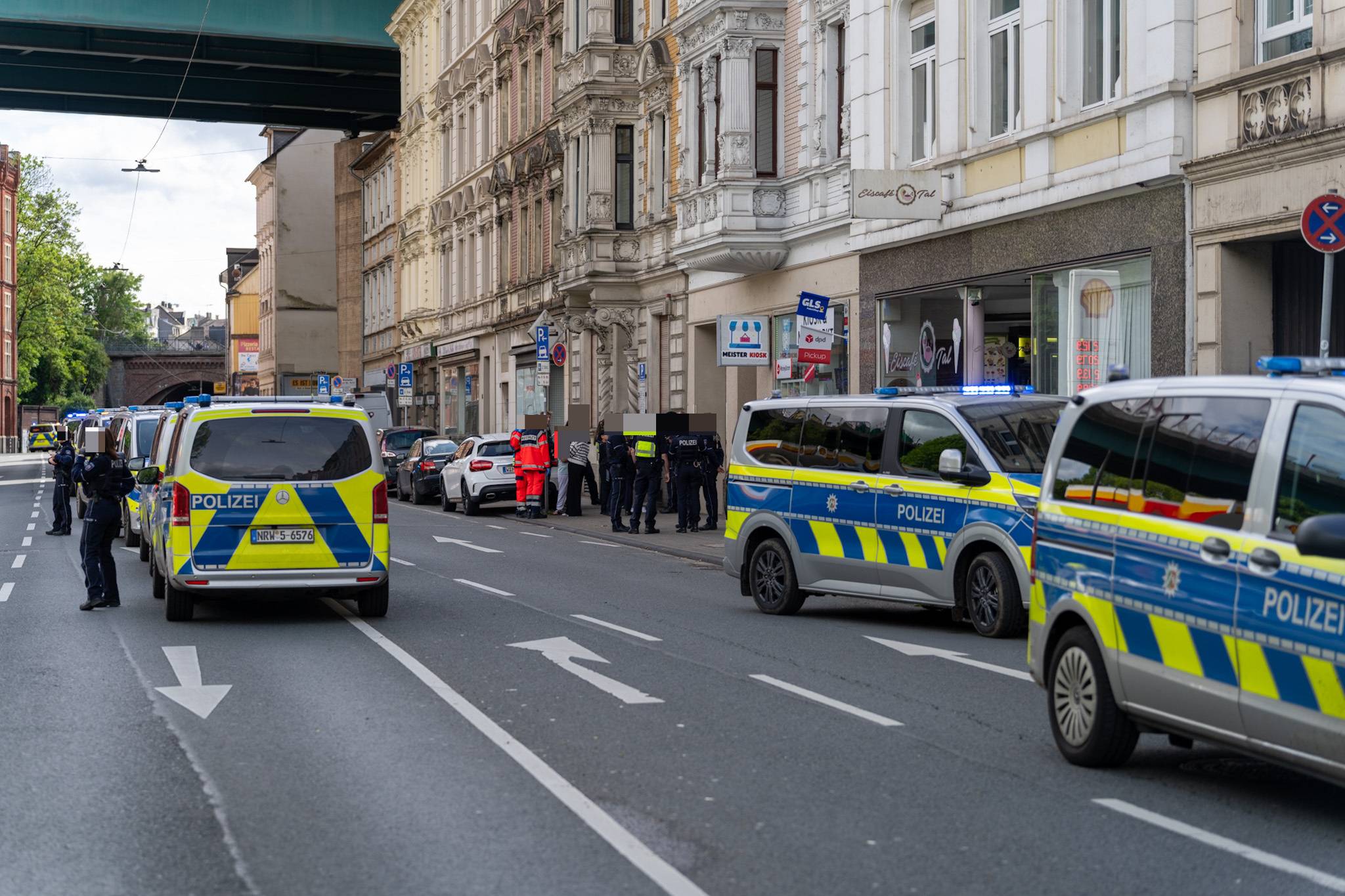  Die Uellendahler Straße war zeitweise gesperrt. 