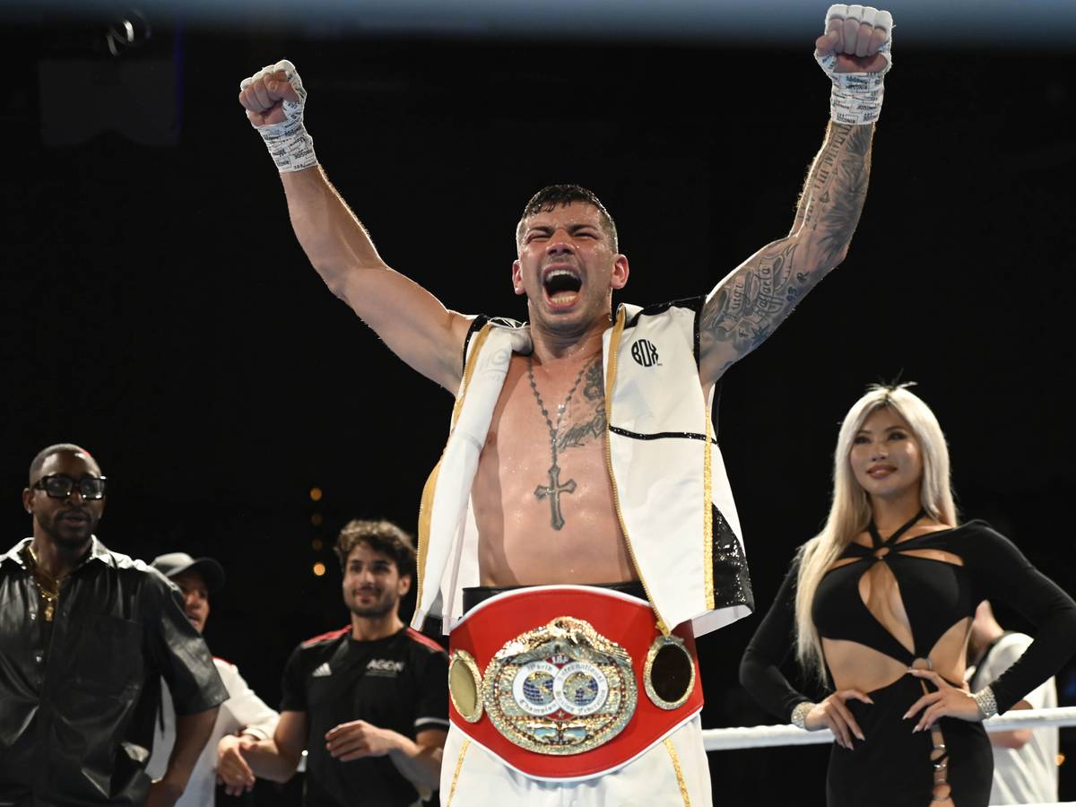 Boxer Vincenzo Gualtieri will den nächsten WM-Kampf