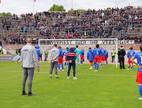 Mannschaft und Trainerteam stellten sich den