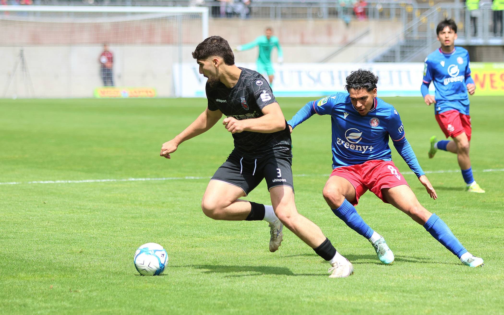 Szene aus dem Spiel gegen Bonn