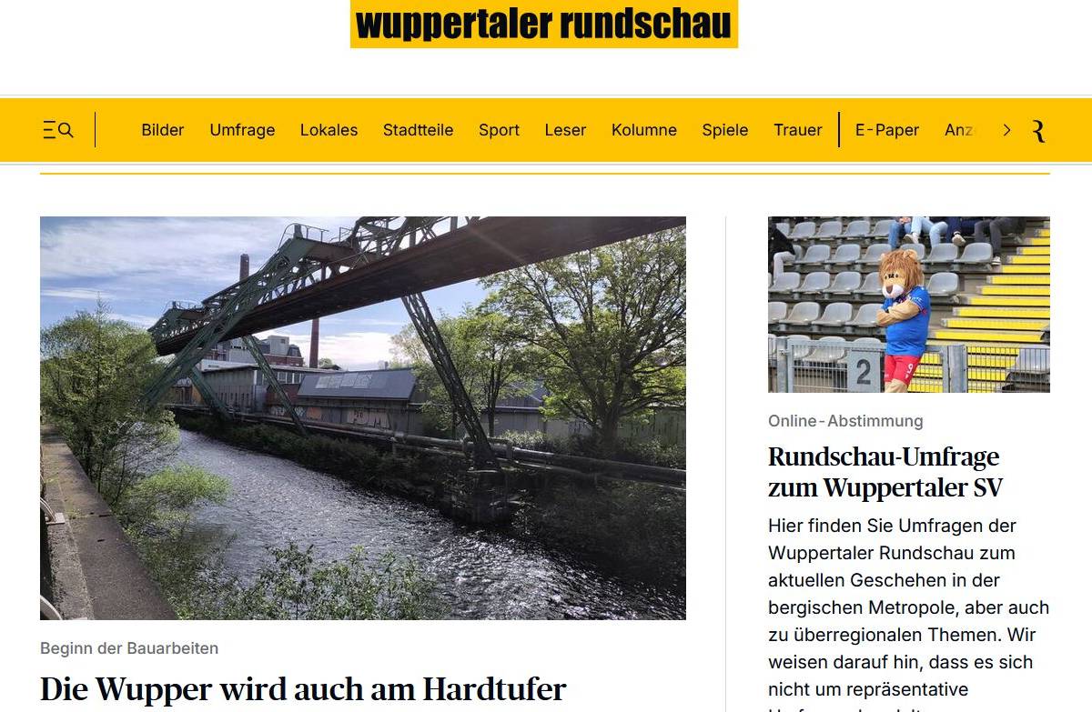 Die Wuppertaler Rundschau jetzt bei Google als bevorzugte Quelle hinzufügen!