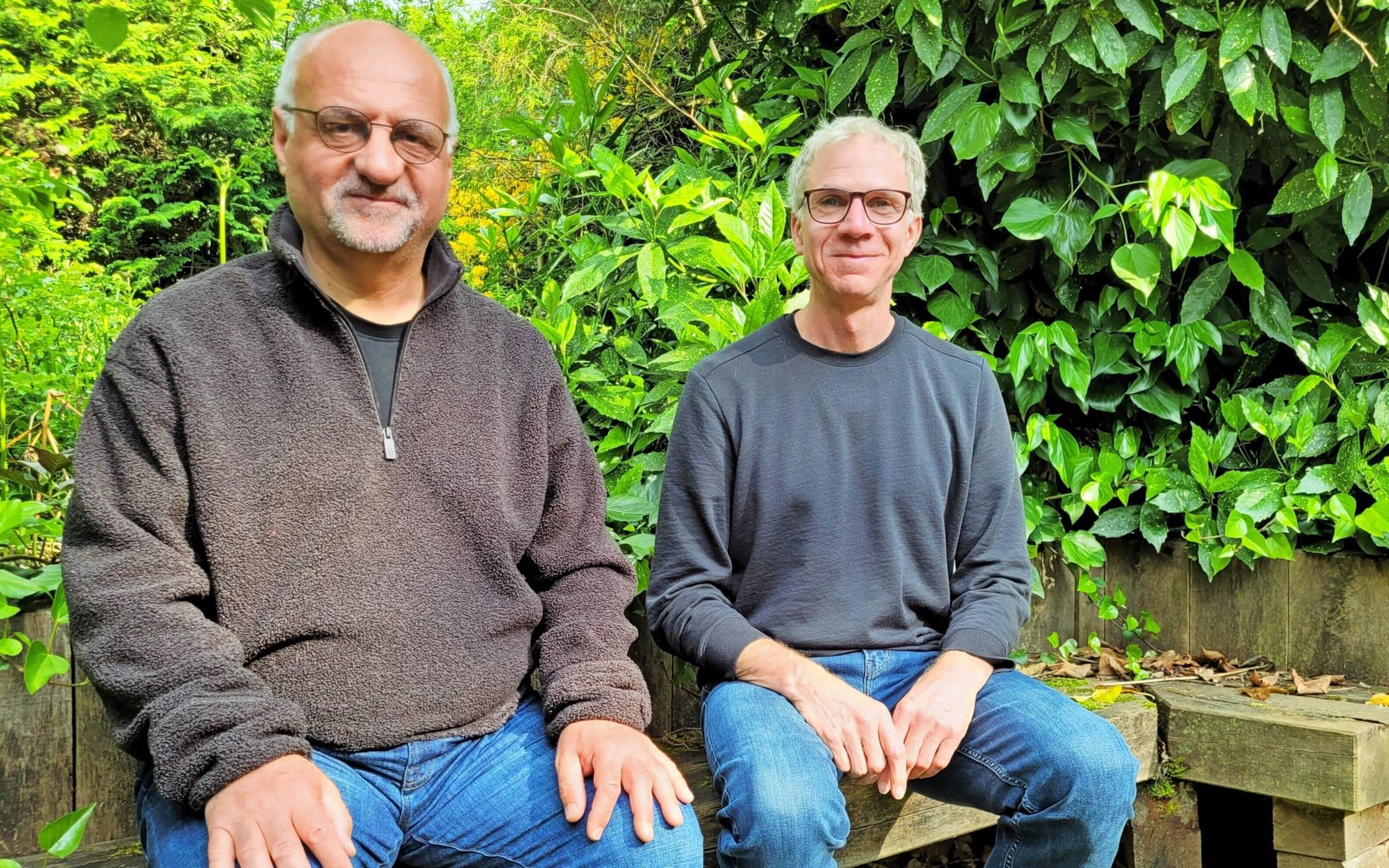 Die beiden Wuppertaler Psychotherapeuten Fariborz Erchadi