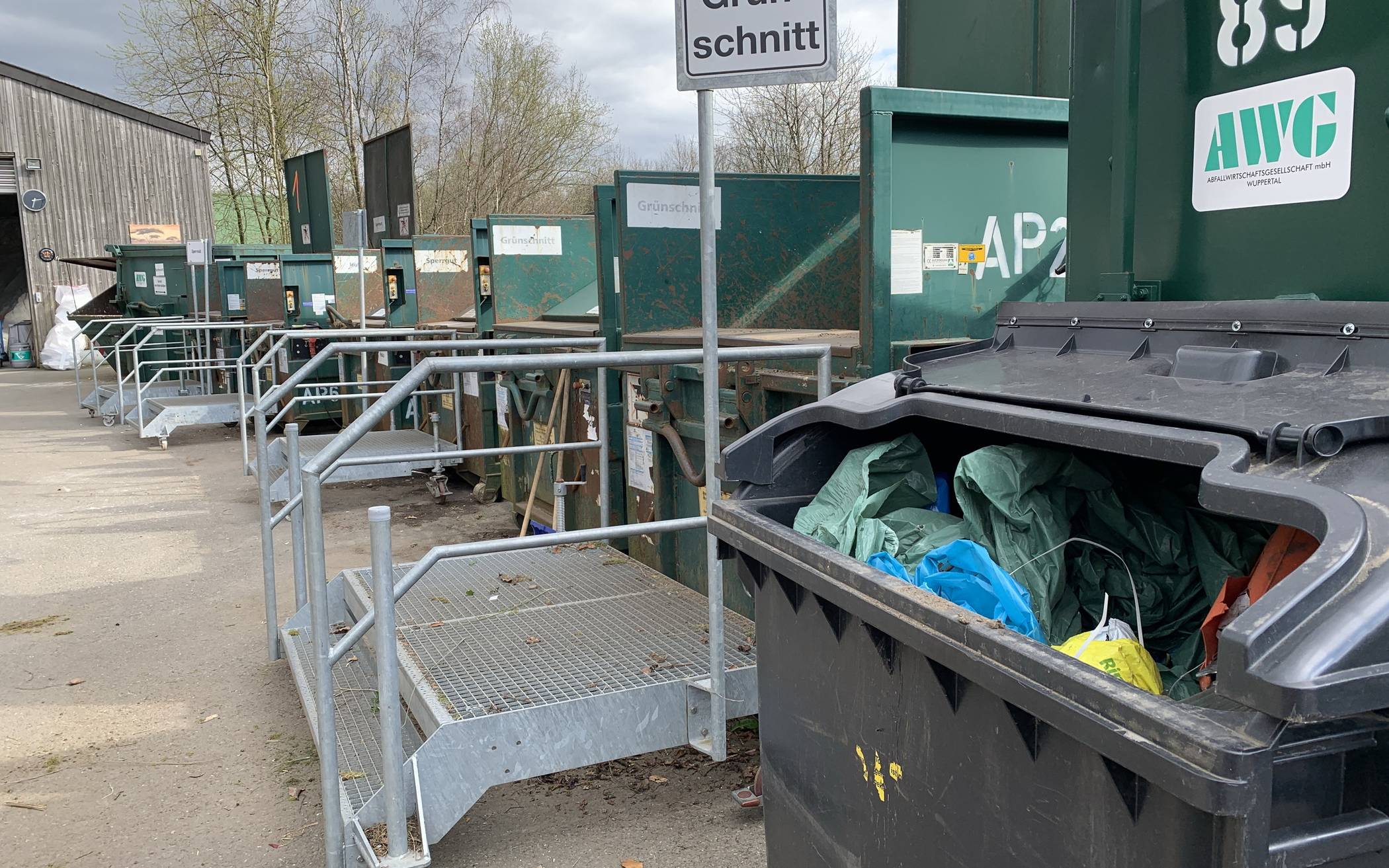 Engpass am AWG-Recyclinghof Korzerter Straße