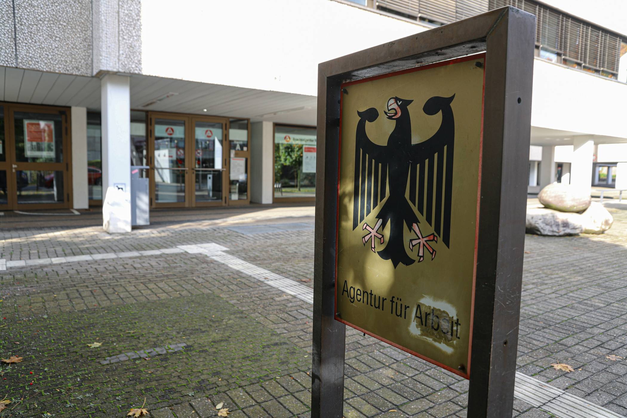 Die Agentur für Arbeit an der Hünefeldstraße.
