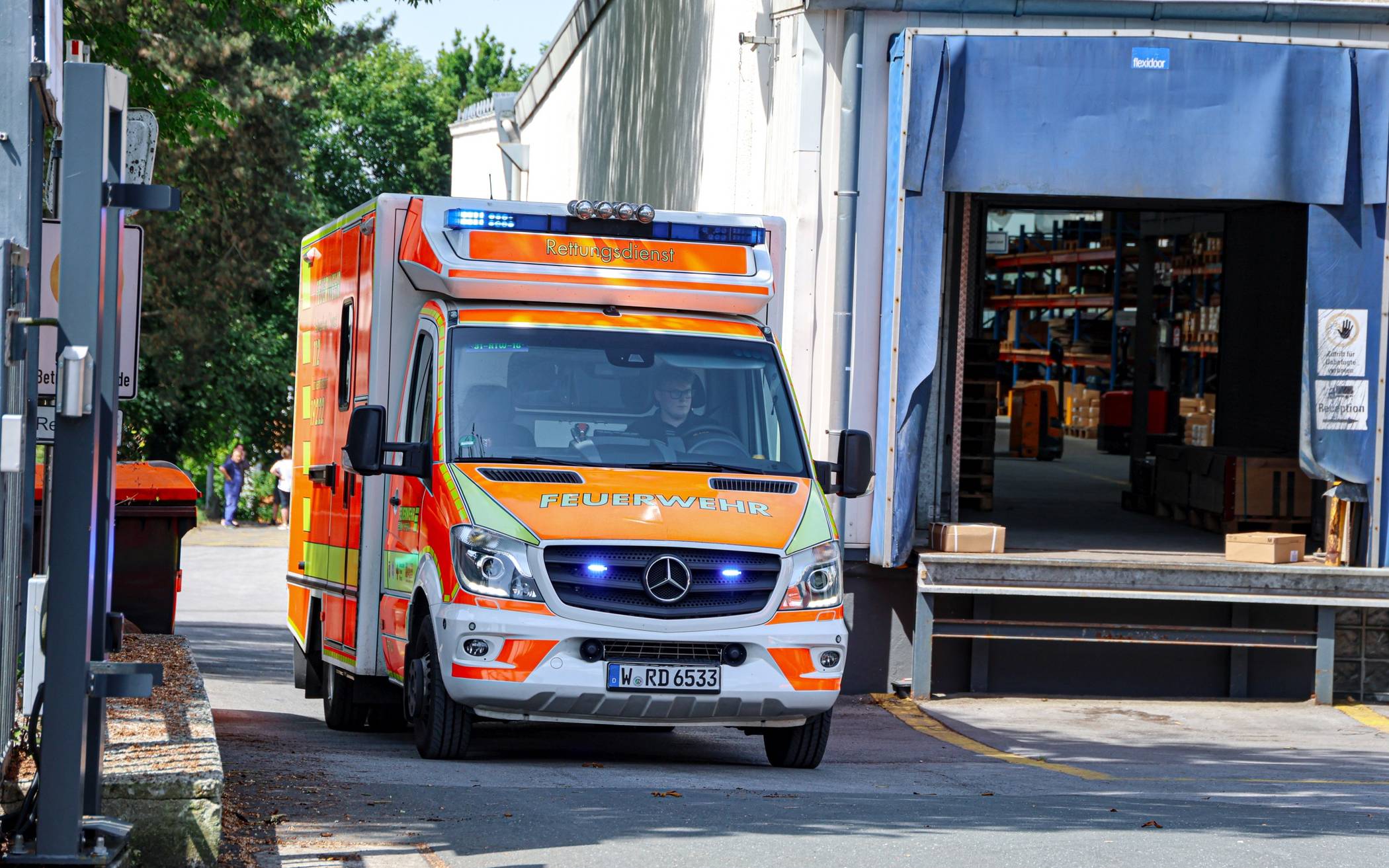 Der Rettungsdienst war schnell vor Ort.