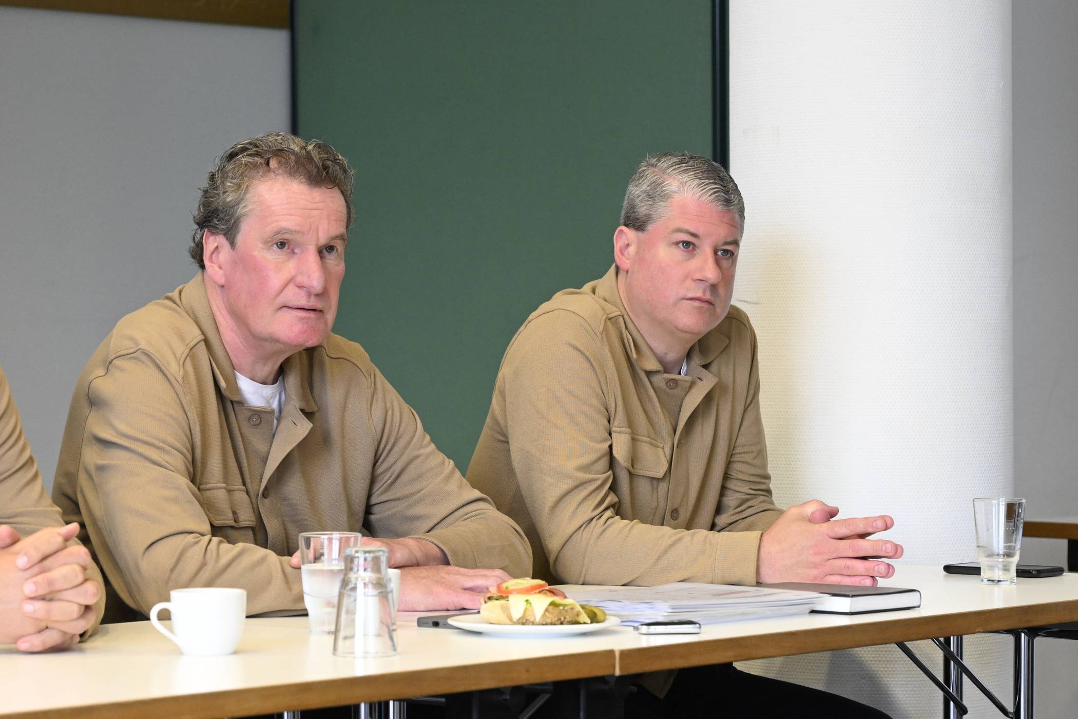  Die BHC-Geschäftsführer Jörg Föste (li.) und Philipp Tychy. 