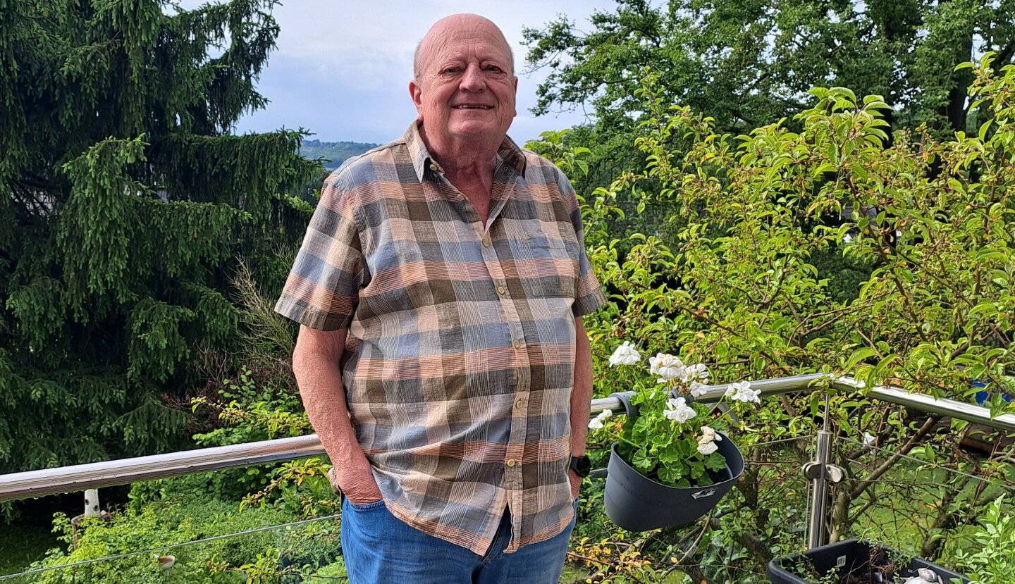 Günter Korzen ist dankbar für die Nierenspende seiner Frau.