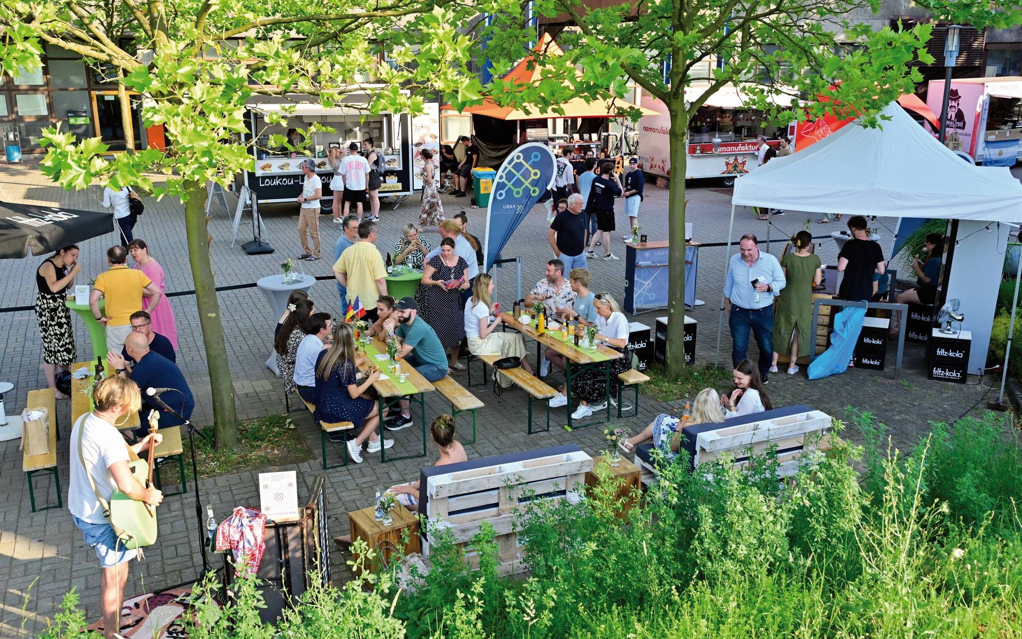 Streetfood@Campus-Festival trifft „Open Campus Days“