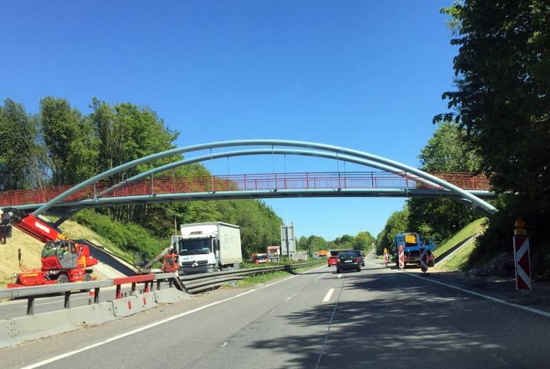  Die Bauarbeiten im Jahr 2019. 