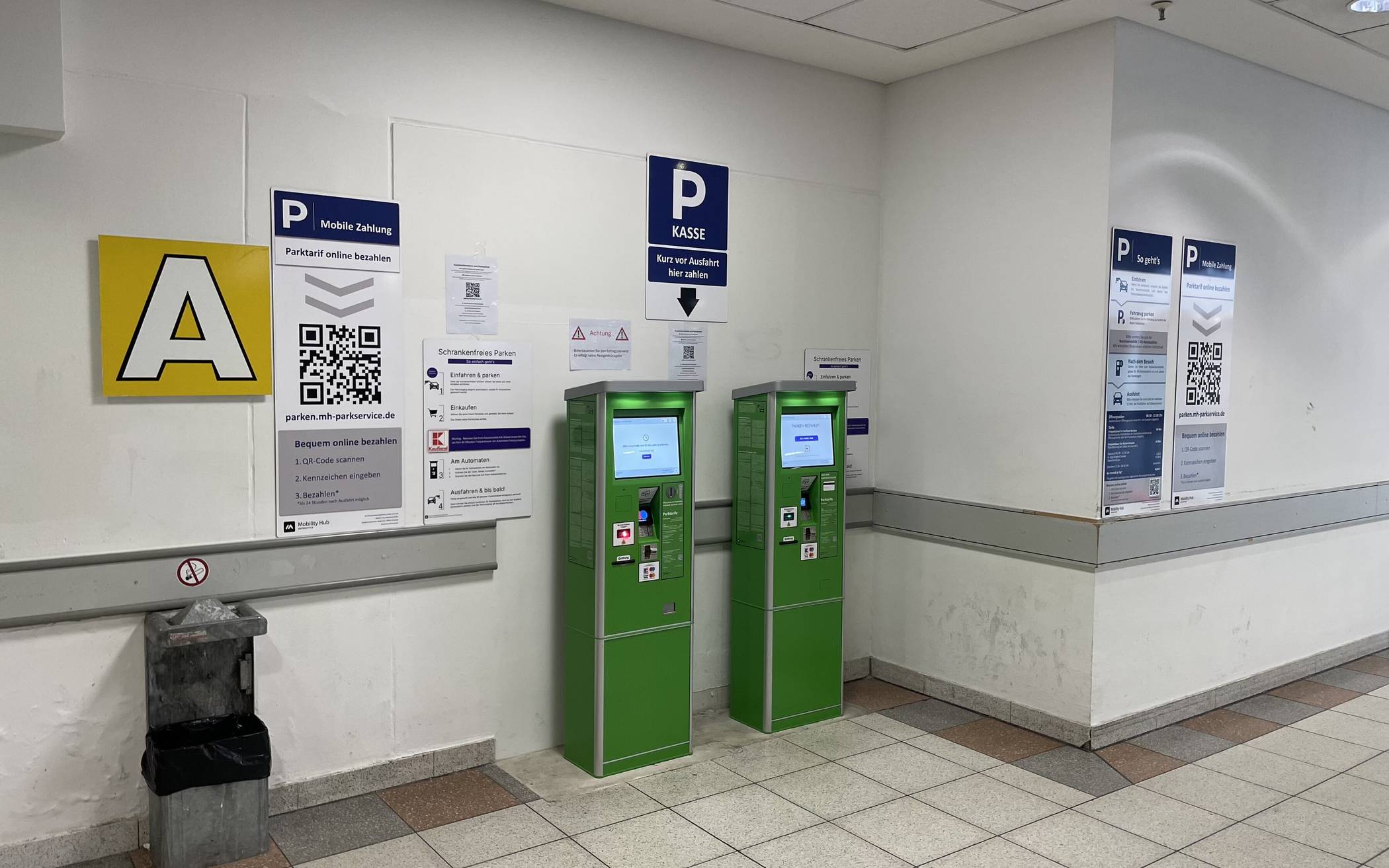Kassenautomat oder Tablets aufsuchen: Kunden können auch bis zu 24 Stunden nach dem...