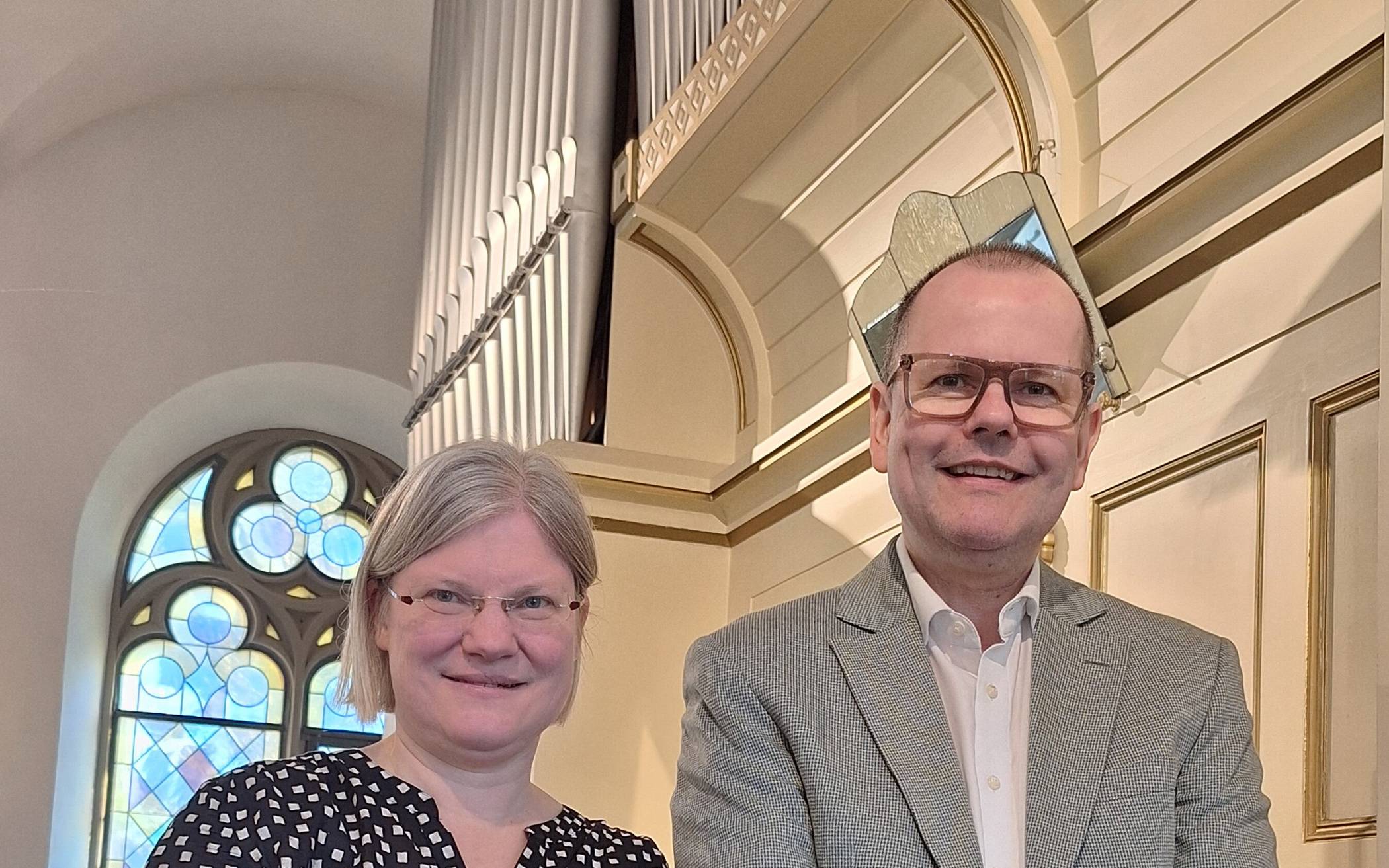 Silke Schneider und Jens-Peter Enk.