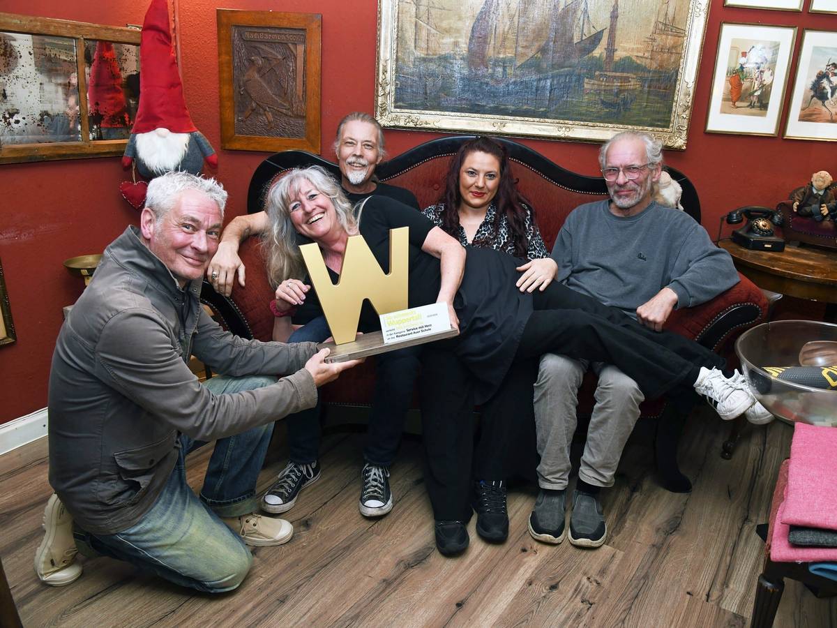Goldenes „W“: „Bunte“ Küche – und sehr viel gute Laune