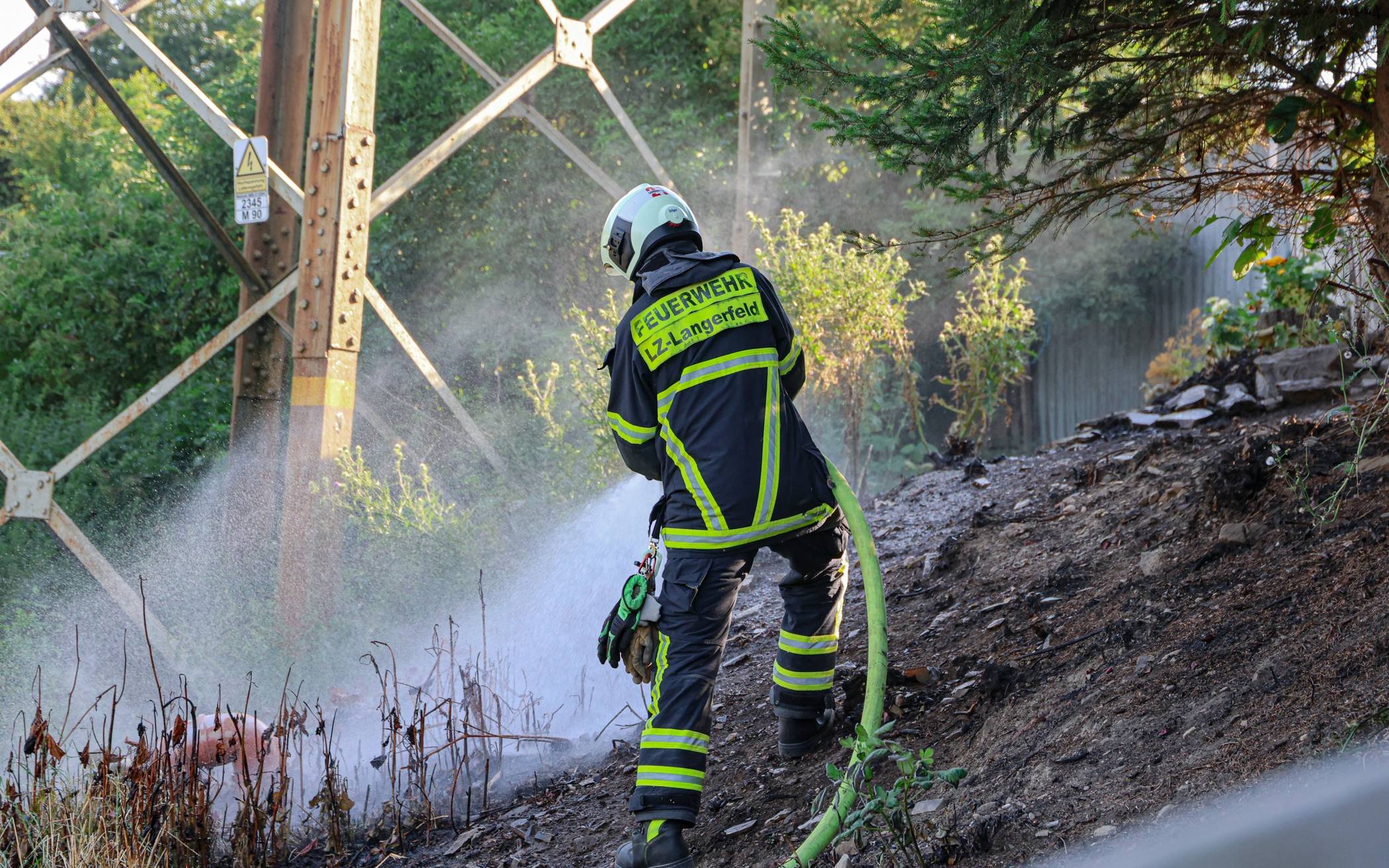 Die Feuerwehr bekam den Brand schnell