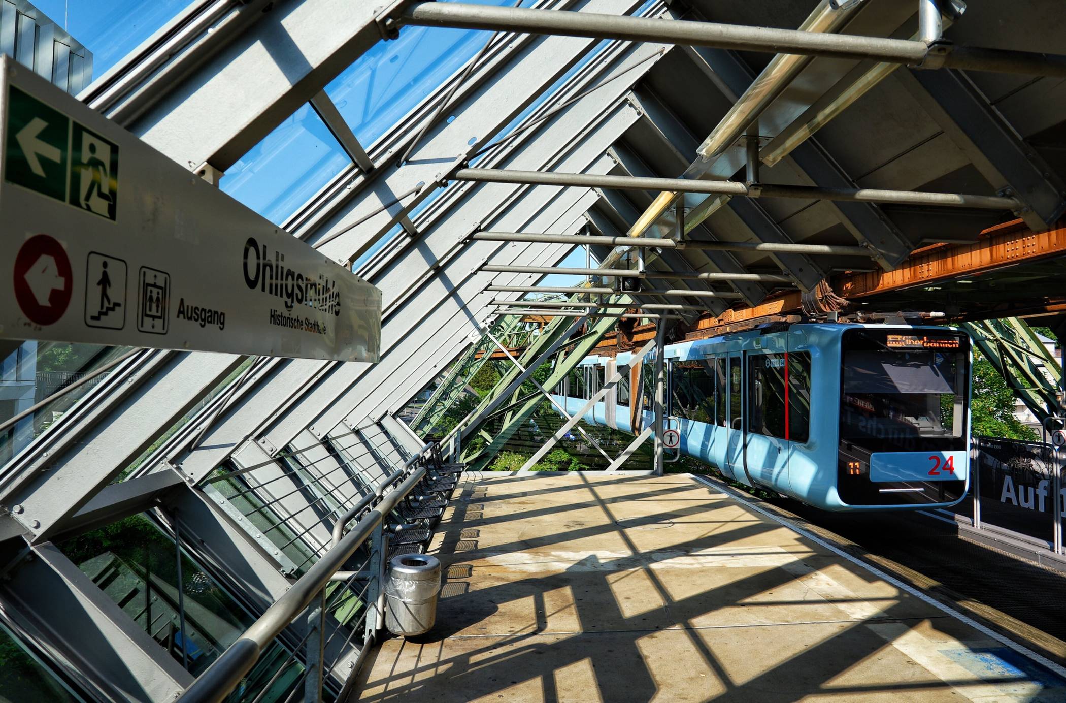 Die Station an der Ohligsmühle.