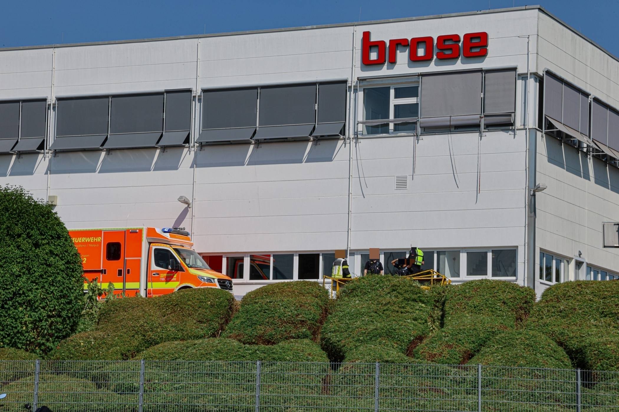  Die Einsatzkräfte waren schnell vor Ort. 