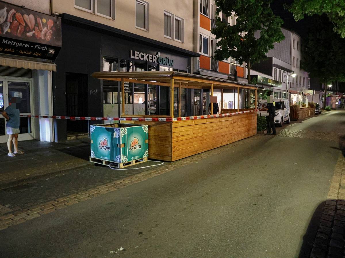 Brand in Elberfelder Restaurant