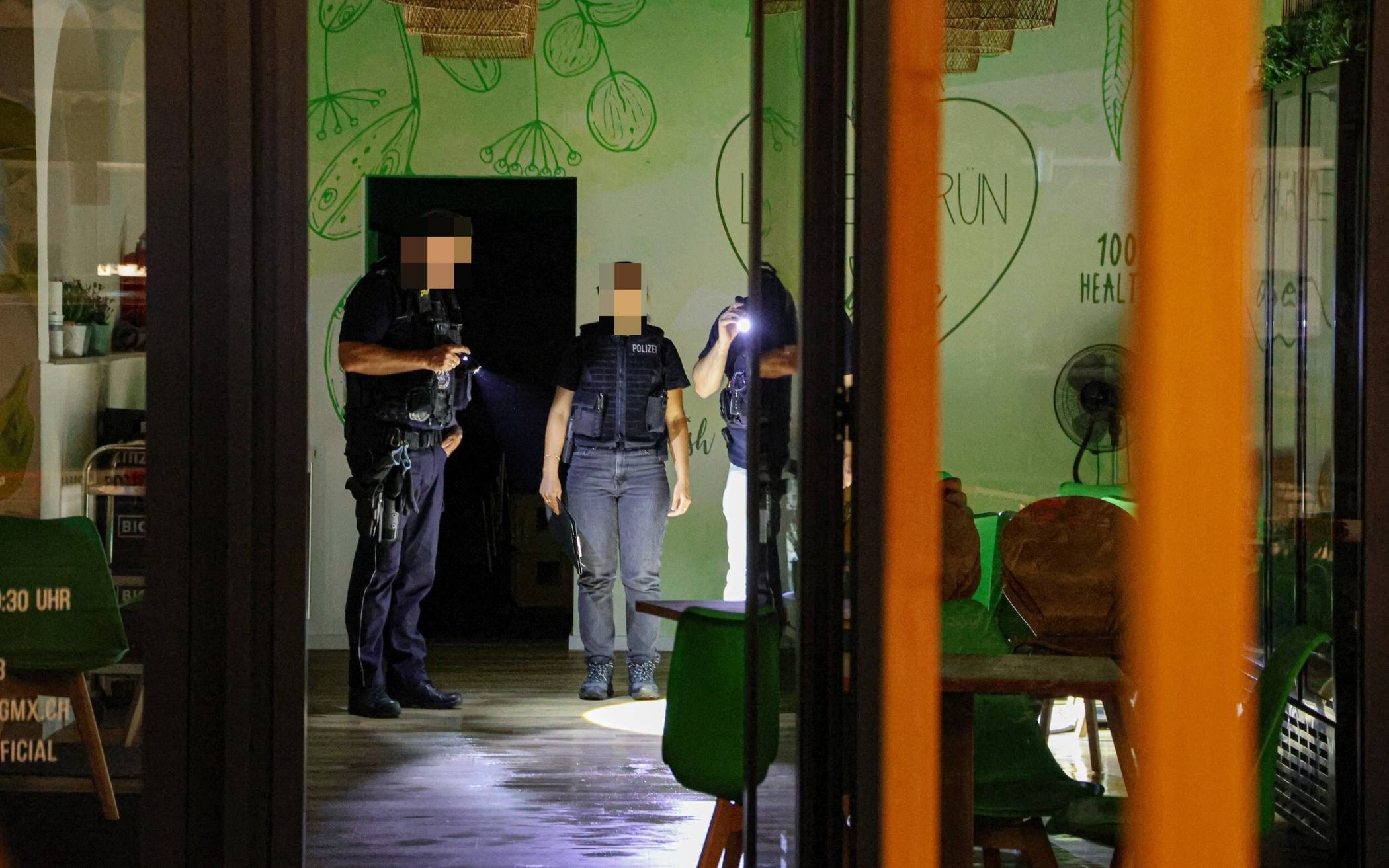Die Polizei sicherte die Spuren.