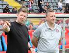 Jugend-Chef Marc Bach (li.) und Trainer