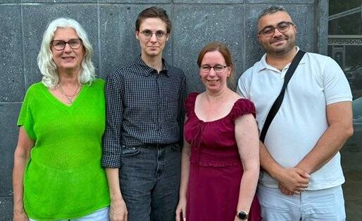  Von li.: Ulrike Wohlgemuth, Anna Wülbern, Jennifer Büchner und Doga Boy. 