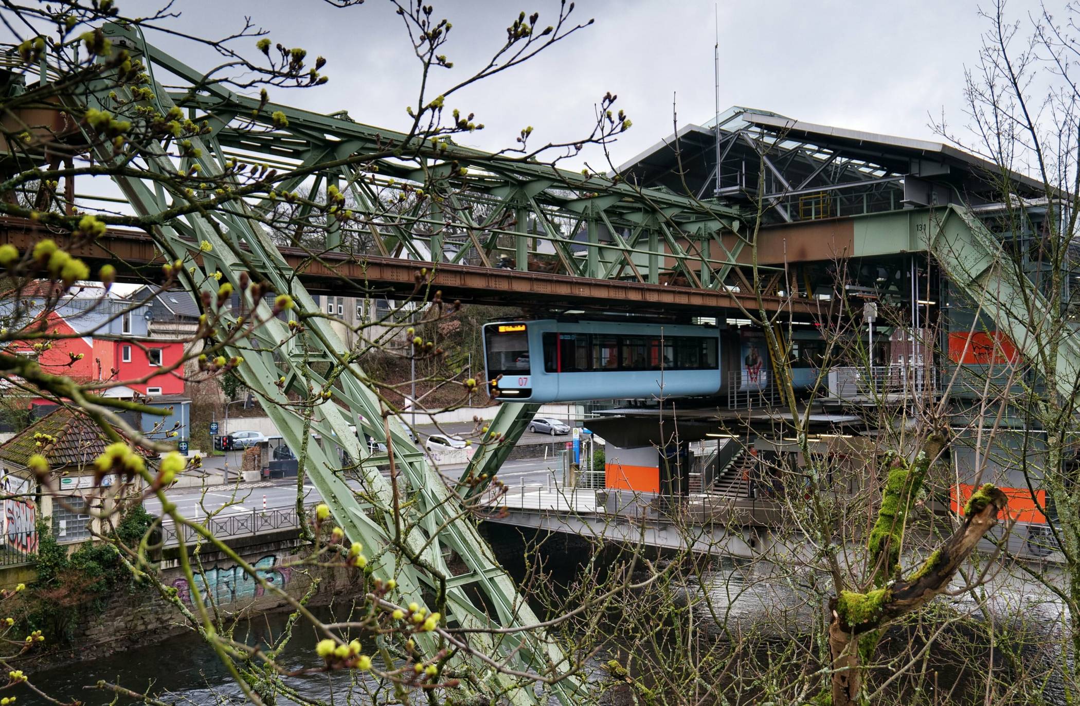  Die Schwebebahn an der Varresbeck (Archivbild). 
