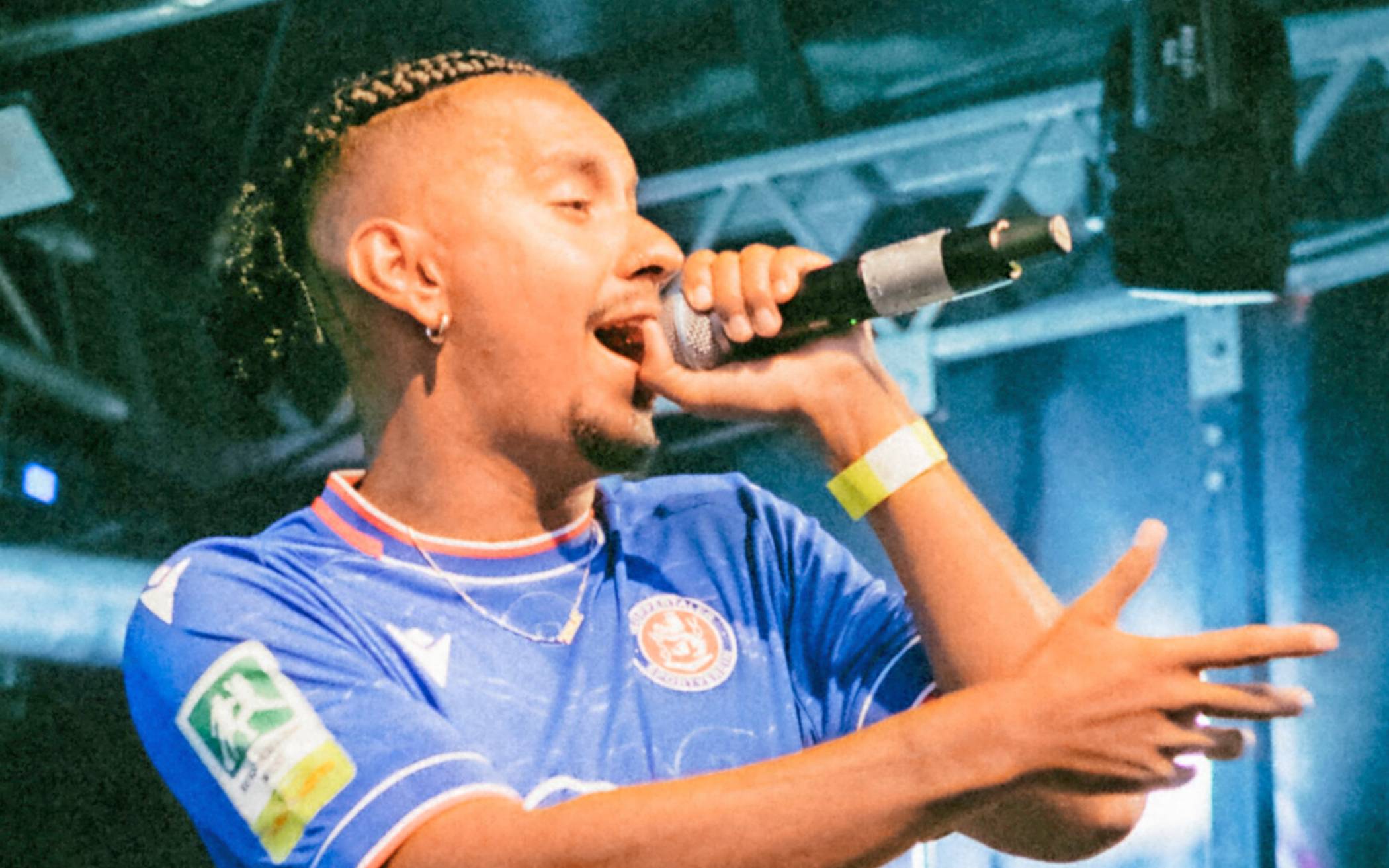 Der Wuppertaler Rapper Horst Jesué Wegener