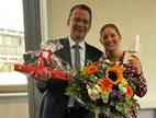 Oberbürgermeisterin Miriam Scherff bei der Verabschiedung