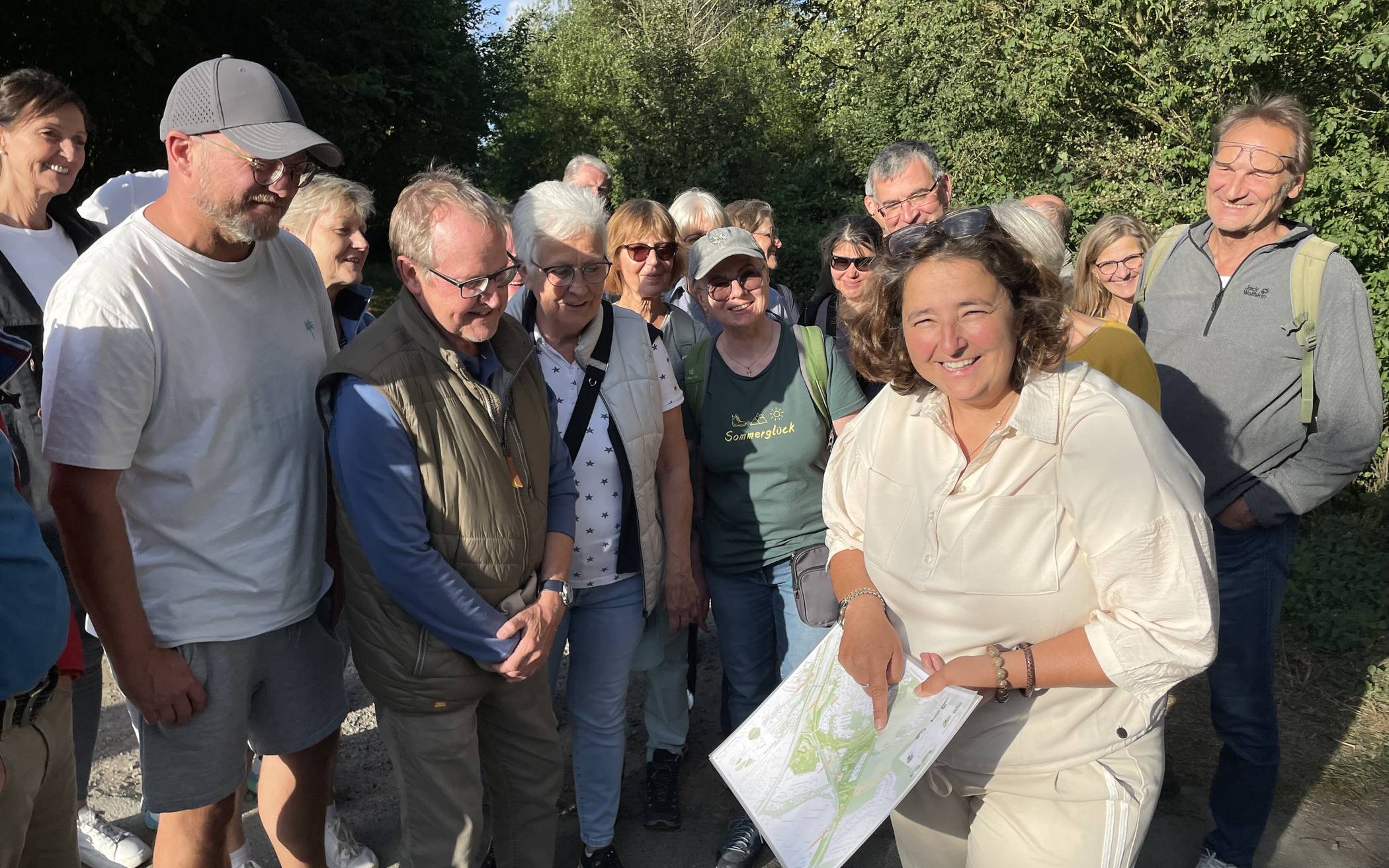 BUGA-Geschäftsführerin Susanne Brambora-Schulz in ihrem Element
