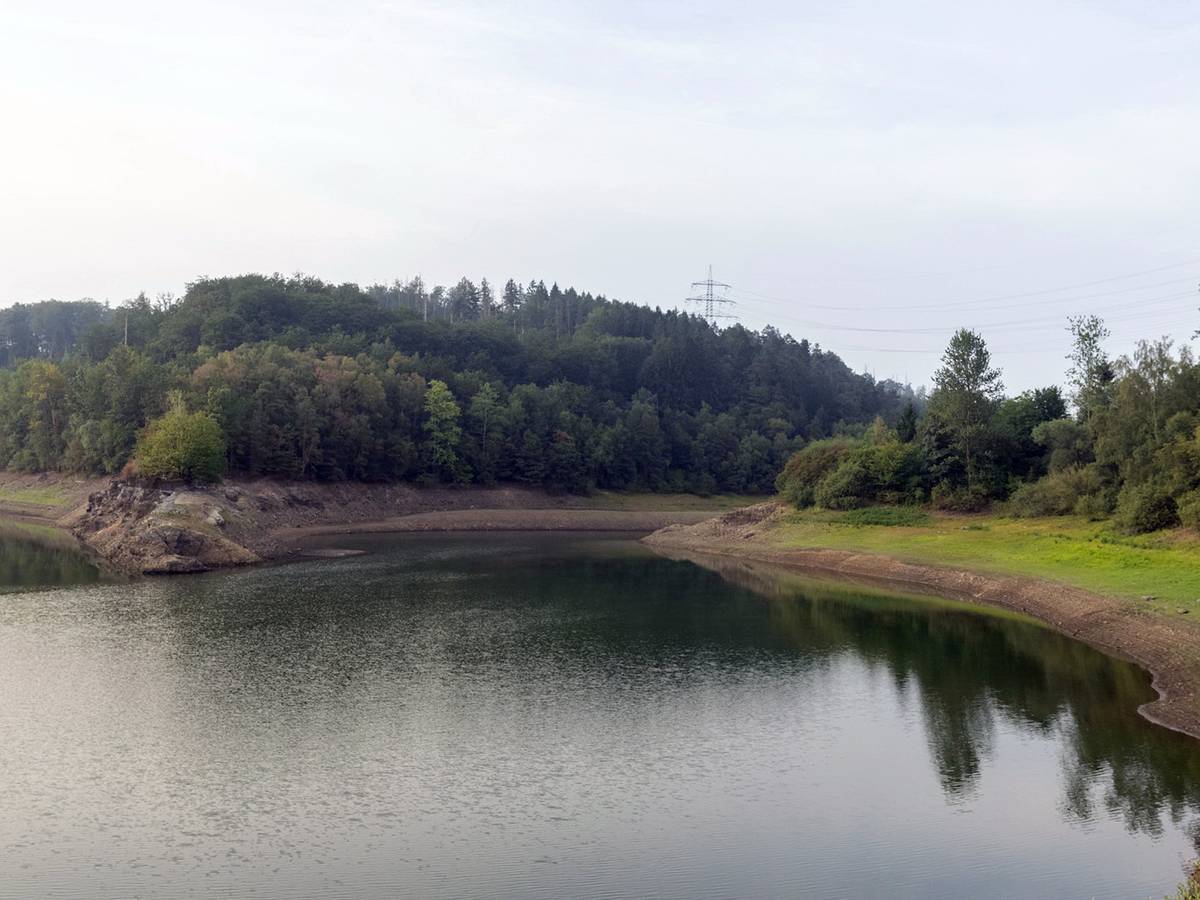 Talsperre gibt weniger Wasser an die Wupper ab