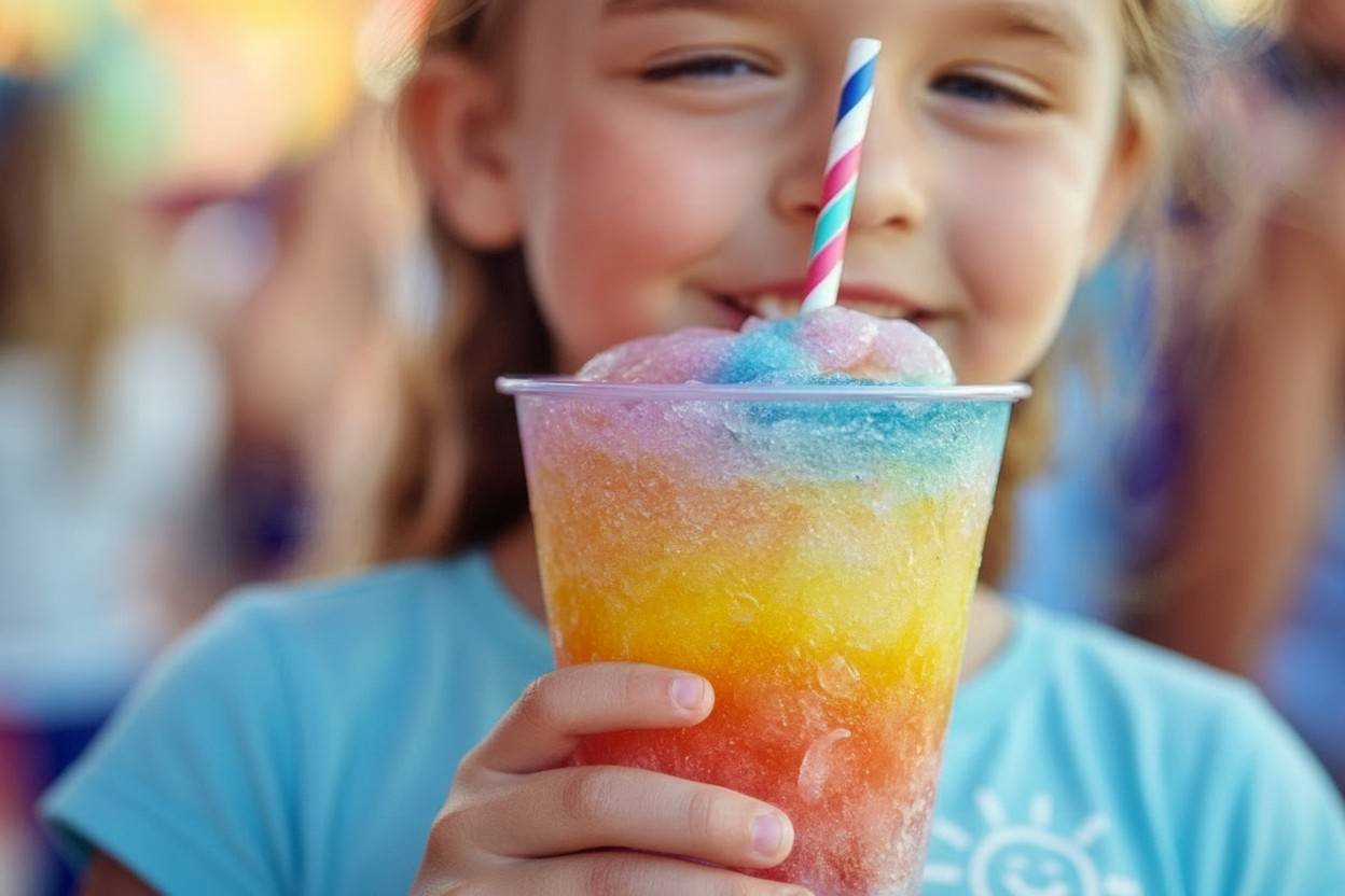 Bunt, süß und eiskalt: Slush-Ice ist
