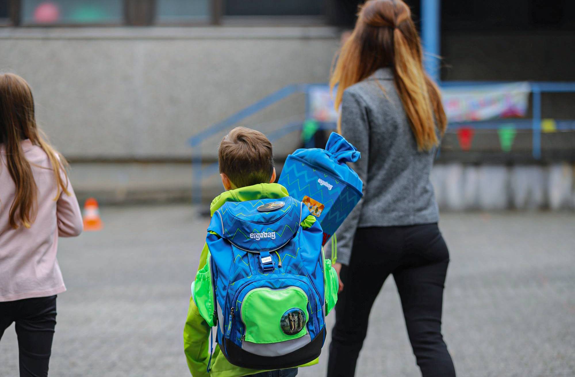 Bevor die Schultüte befüllt wird, steht
