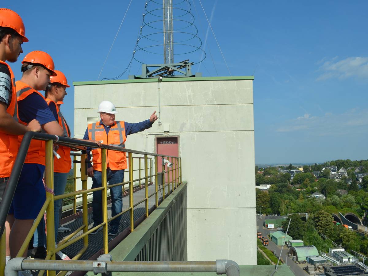 Ausbildungsstart in luftiger Höhe
