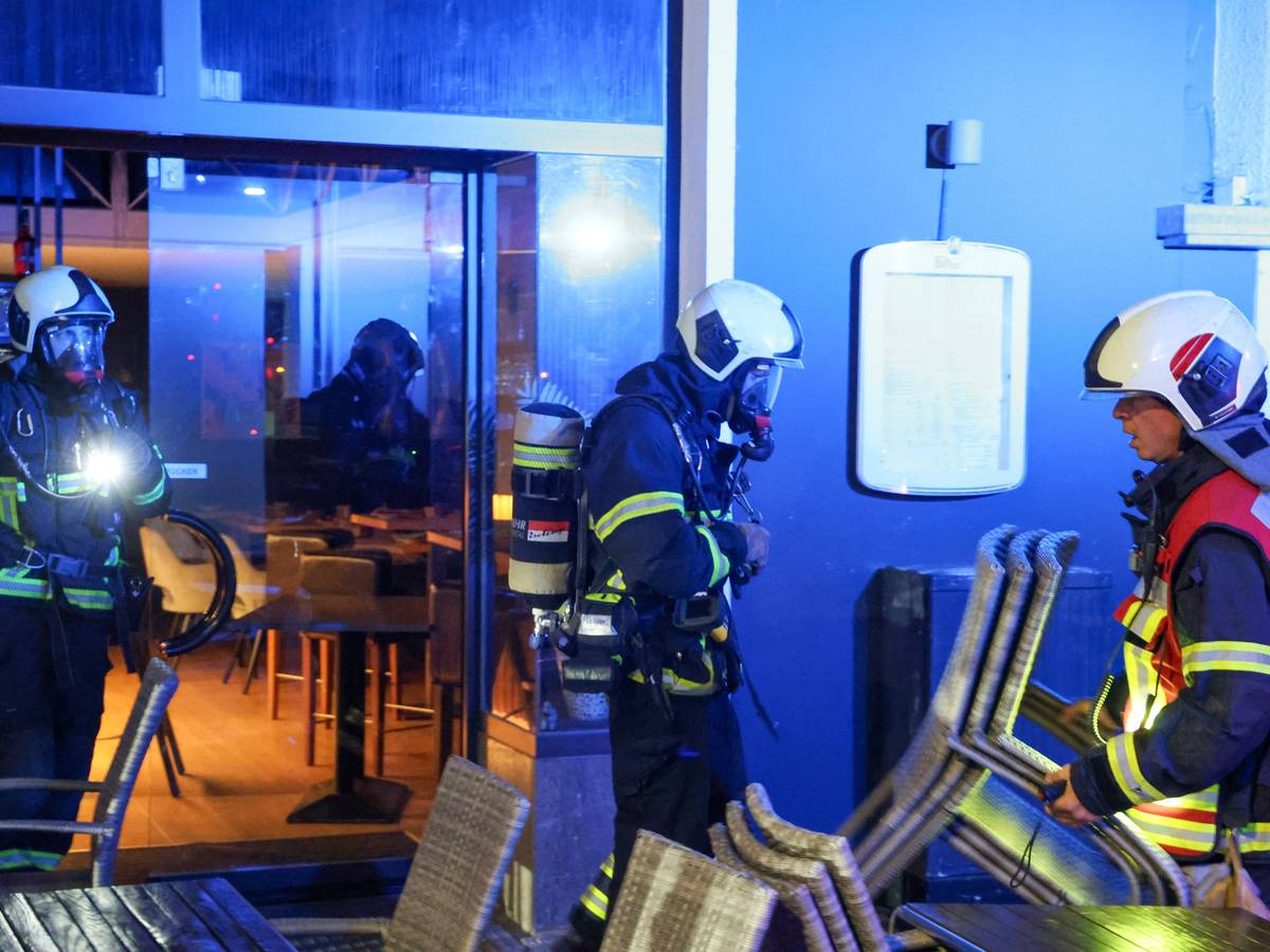 Brand in Elberfelder Restaurant