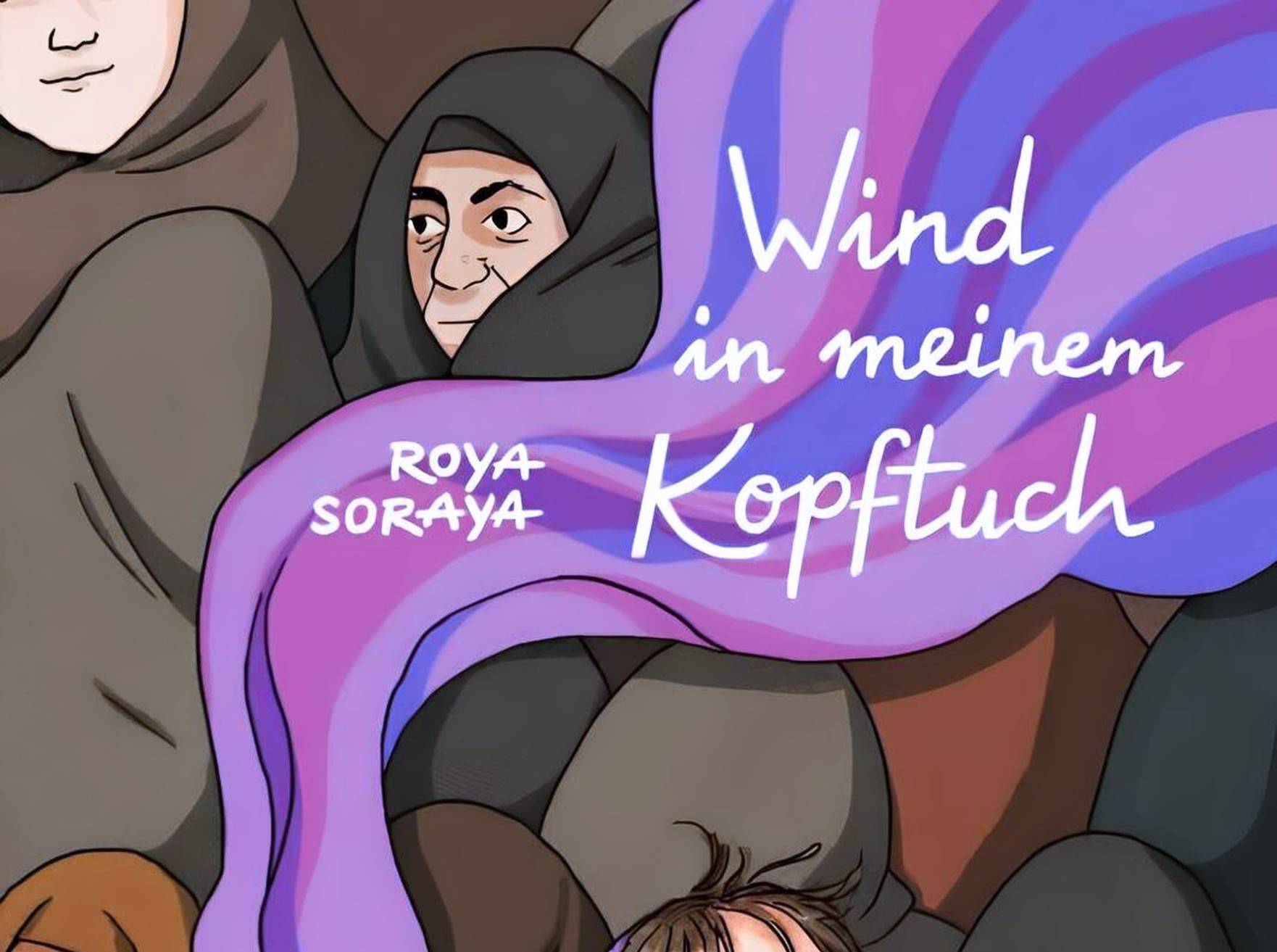  Die Graphic Novel „Wind in meinem Kopftuch“ der Wuppertalerin Roya Soraya kostet 25 Euro.    
