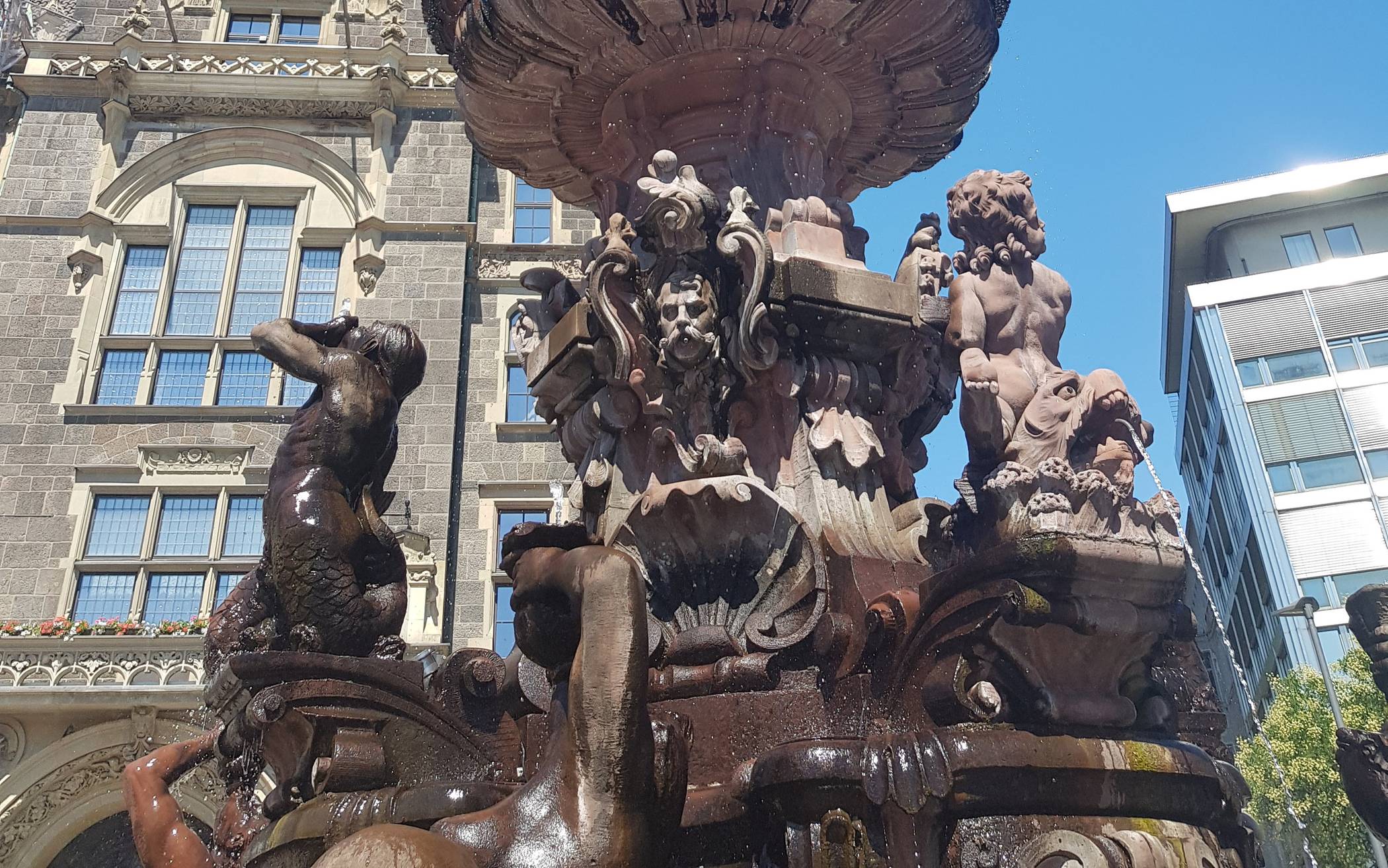 Der Brunnen auf dem Neumarkt. 