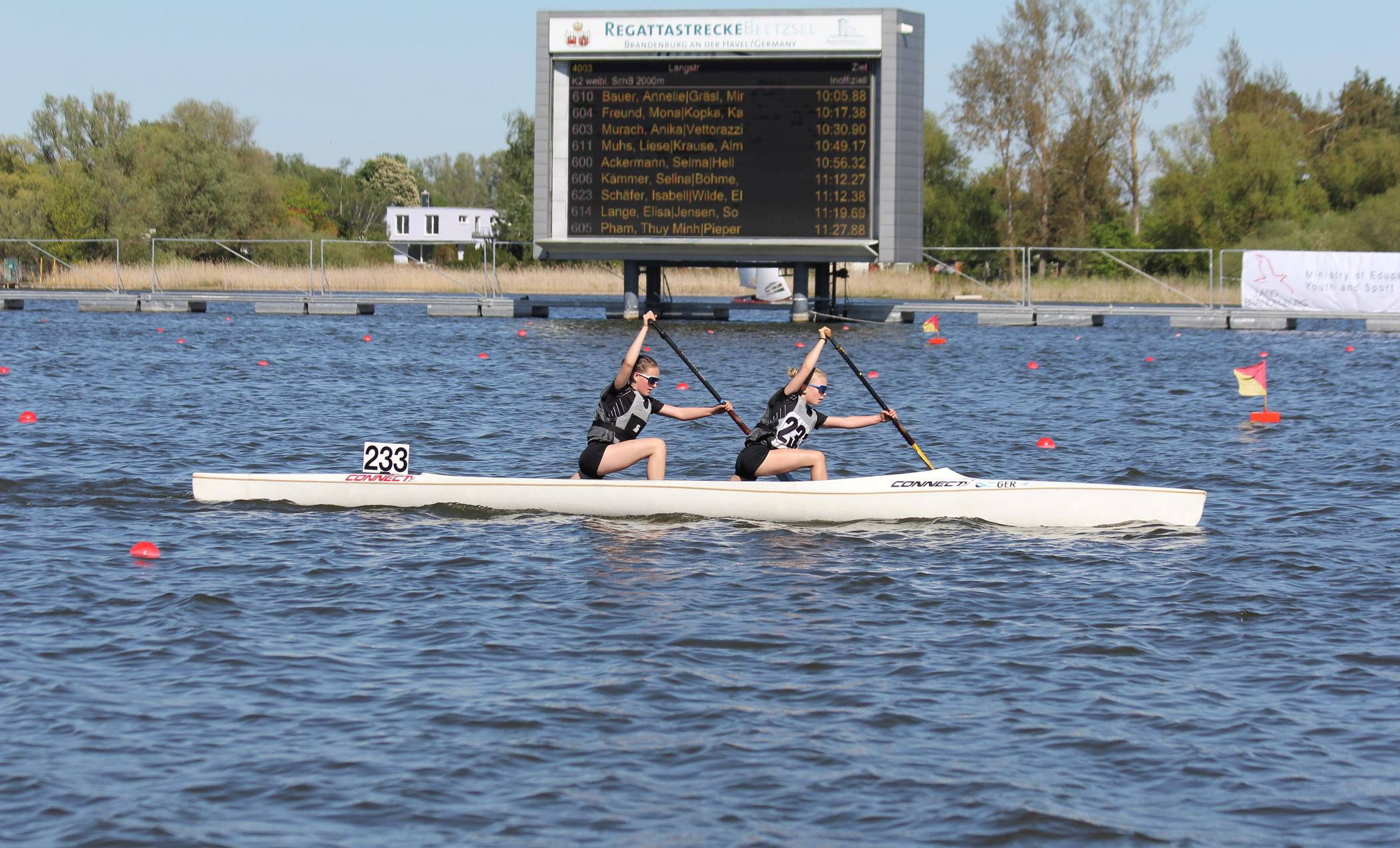 Bei der Westdeutschen Meisterschaft im Mai zeigte sich der KSG-Nachwuchs – hier Sophie Ebhardt (vorne) und Emma Sofie Röse – bereits in Topform.